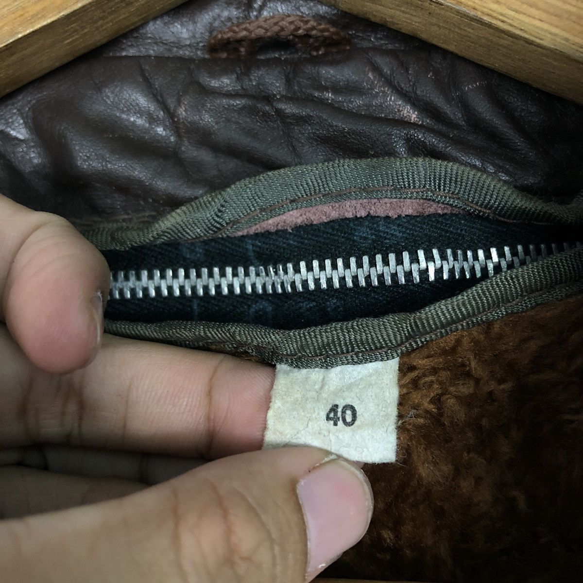 Japanese Brand 📌Vintage Bomber Leather Jacket Blanket Issey Miyake Size US M / EU 48-50 / 2 - 18 Thumbnail