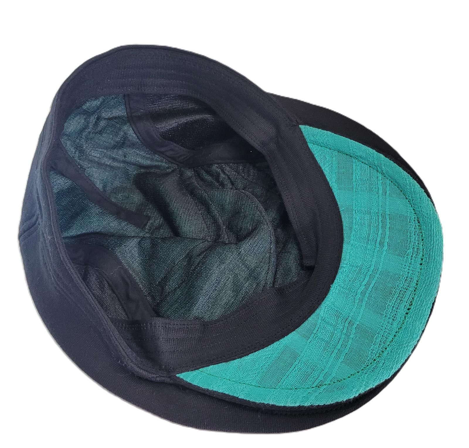 Other Newsboy Cap Black with Distressed Claw Design One Size Size ONE SIZE - 6 Thumbnail