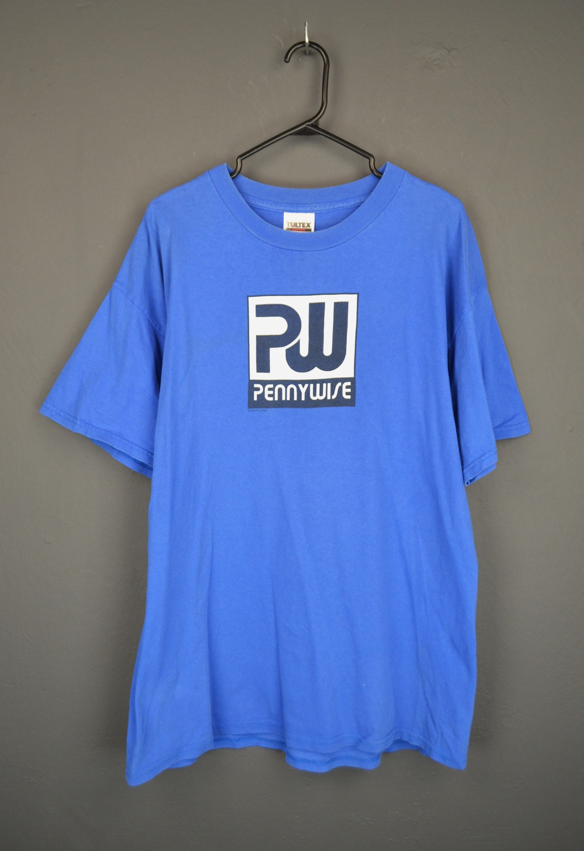 Band Tees Pennywise 1999 Tultex Punk Rock Vintage Blue Shirt XL Size US XL / EU 56 / 4 - 1 Thumbnail