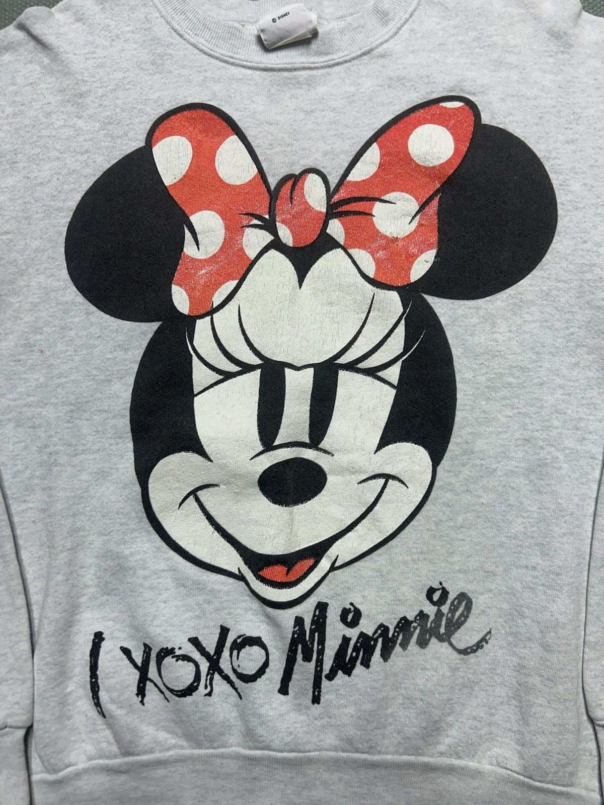 Vintage Vtg 90s sweatshirt Minnie Mouse Disney cartoon big graphic L Size US L / EU 52-54 / 3 - 2 Thumbnail