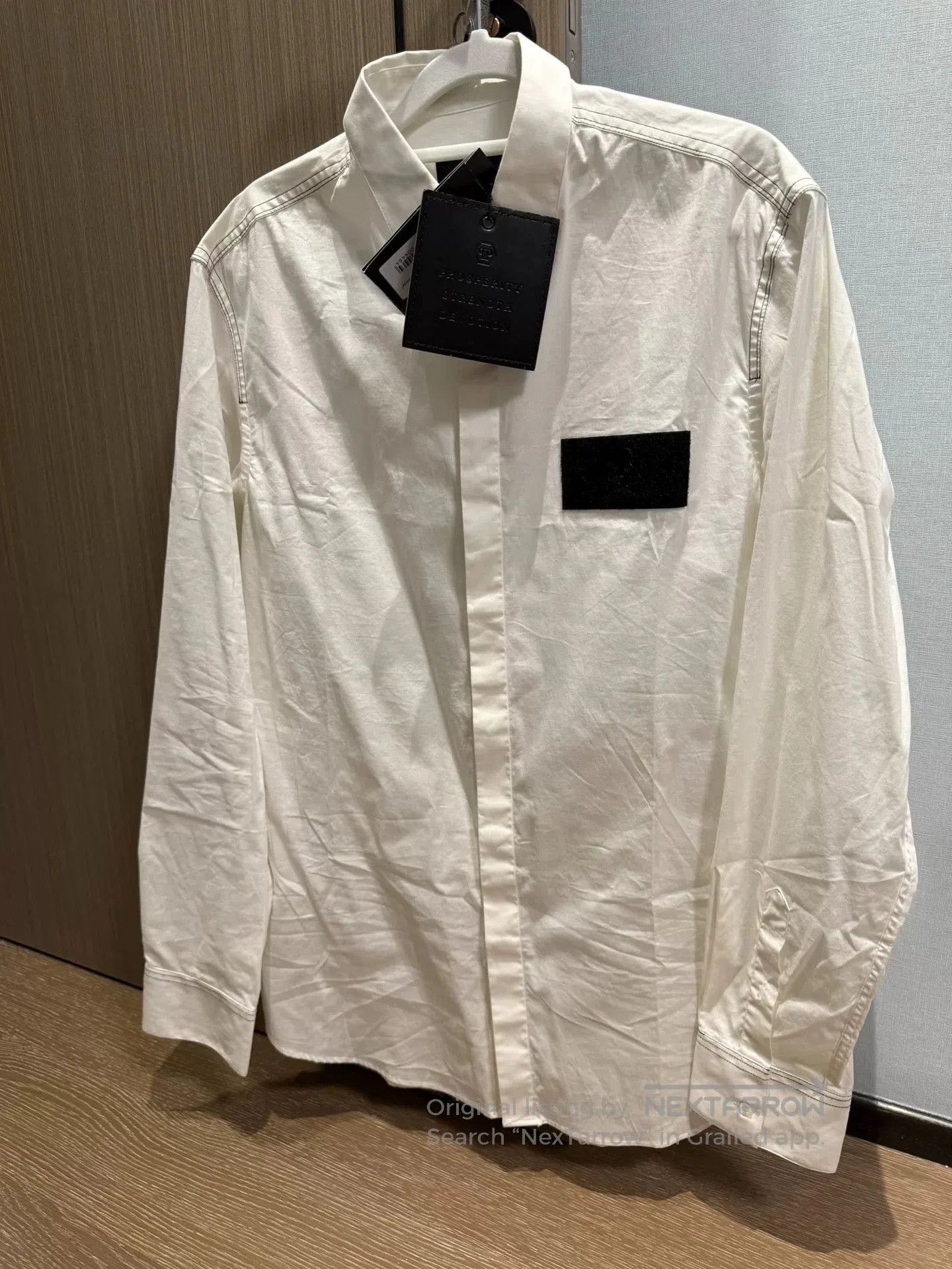Philipp Plein Philipp Plein White Skull Logo Shirt. Size US XL / EU 56 / 4 - 4 Thumbnail