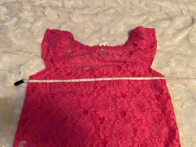 Aeropostale AEROPOSTALE All-lace Sheer Peplum Top NWT Size XS / US 0-2 / IT 36-38 - 7 Thumbnail