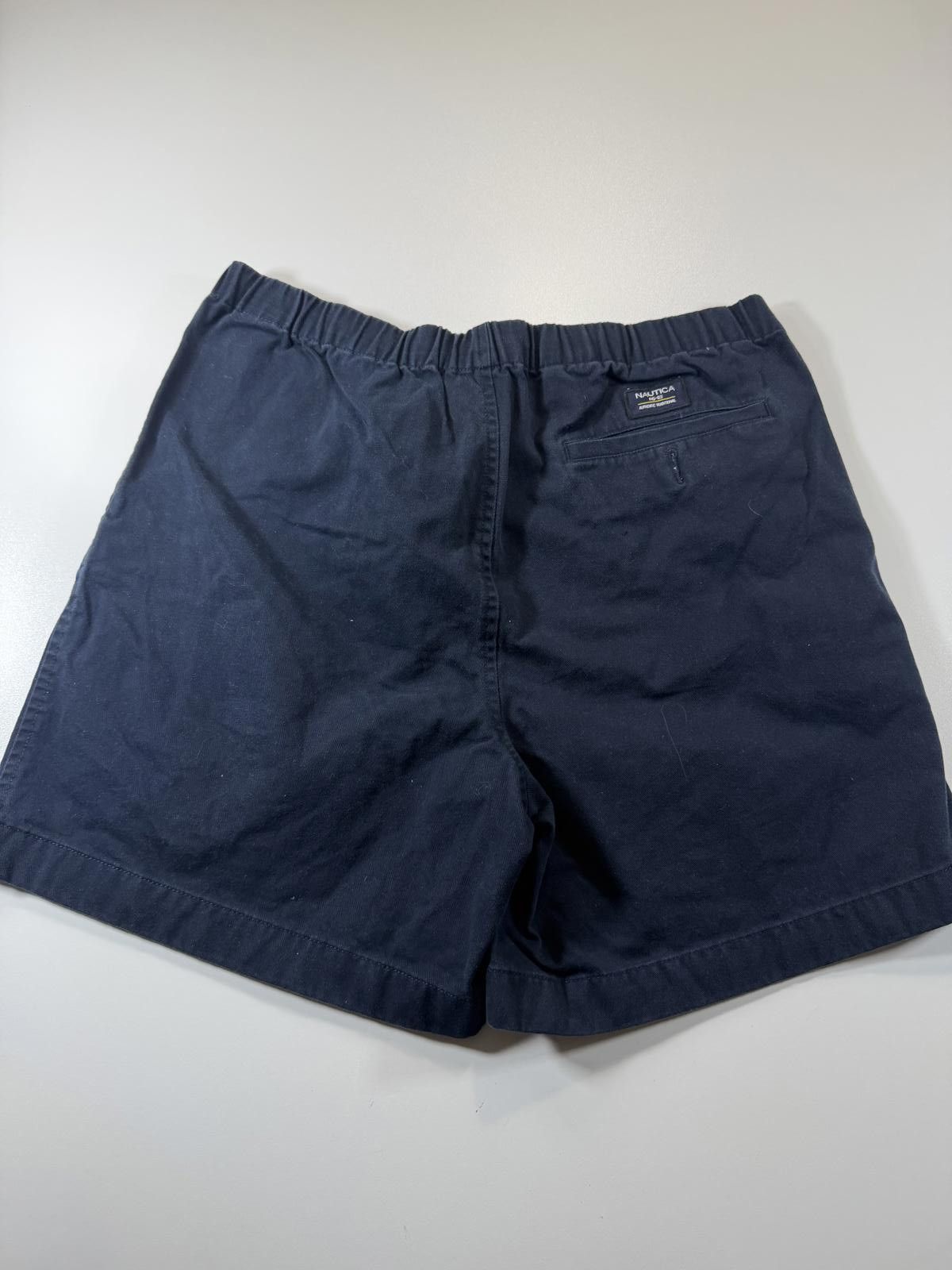 Other Nautica Men's Navy Blue Casual Drawstring Shorts Size US 32 / EU 48 - 9 Thumbnail