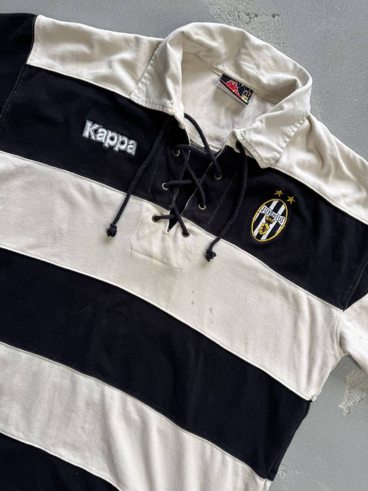 Kappa × Vintage Vintage Kappa Juventus 1997-1998 Centenary Long Sleeve Polo Size US XL / EU 56 / 4 - 3 Thumbnail