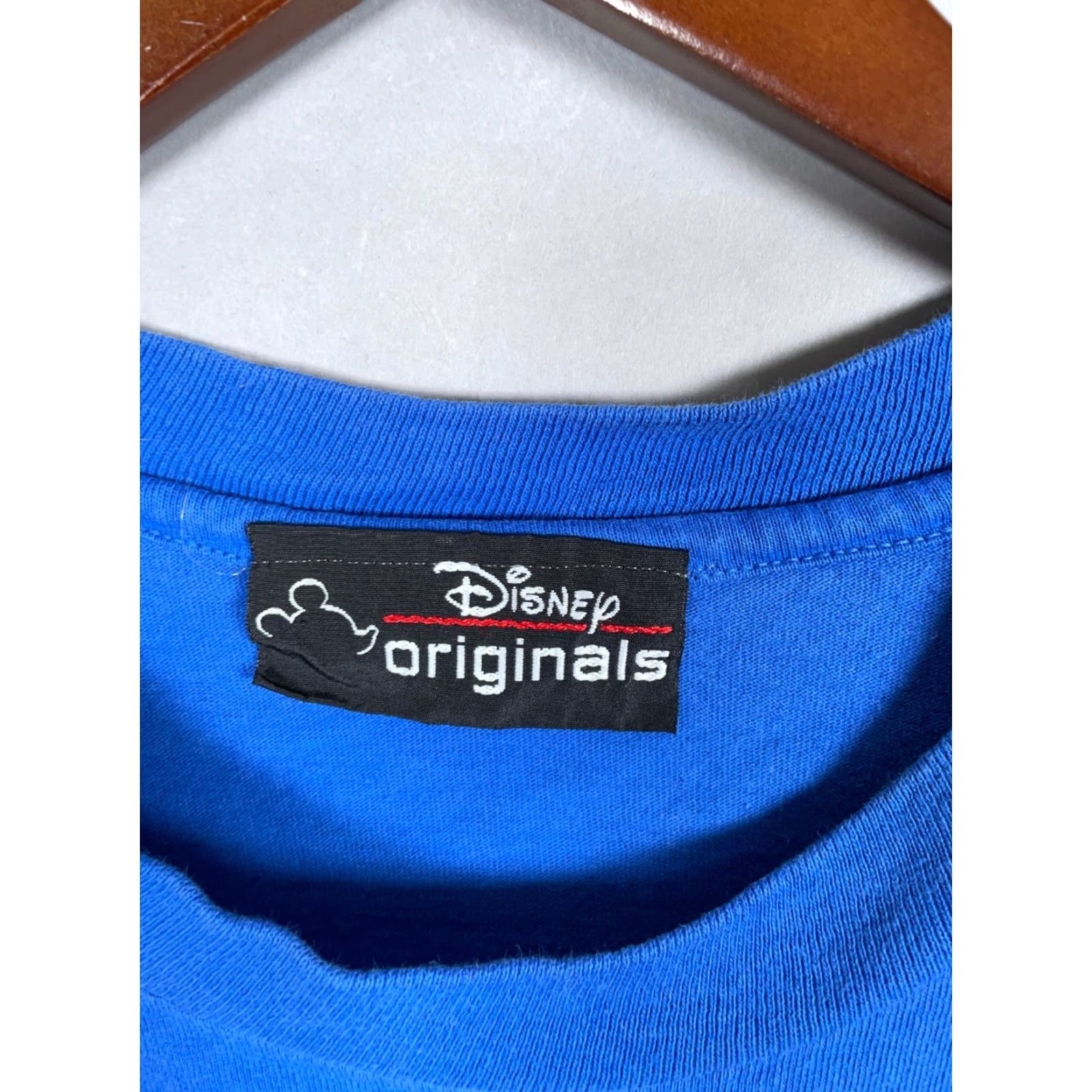 Disney VINTAGE Disney Originals Mickey Mouse T-Shirt Adult XL Blue Single Stitch 90s Cartoon Retro Mens Size US XL / EU 56 / 4 - 4 Thumbnail