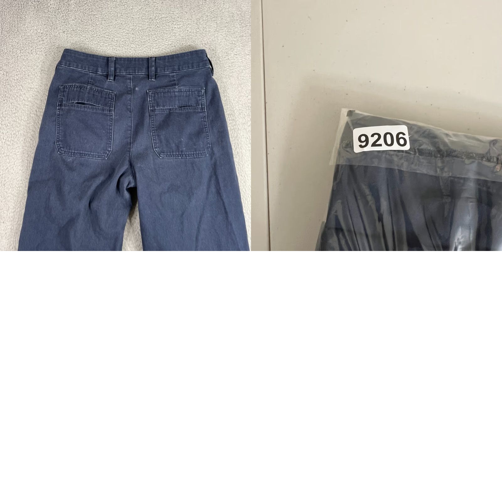 Vintage American Giant Pants Womens 8 Blue Stretch Knit Straight Casual Style Dress Pants Womens 8 Blue Stretch Knit Straight Pockets Size 30" / US 8 / IT 44 - 9 Thumbnail
