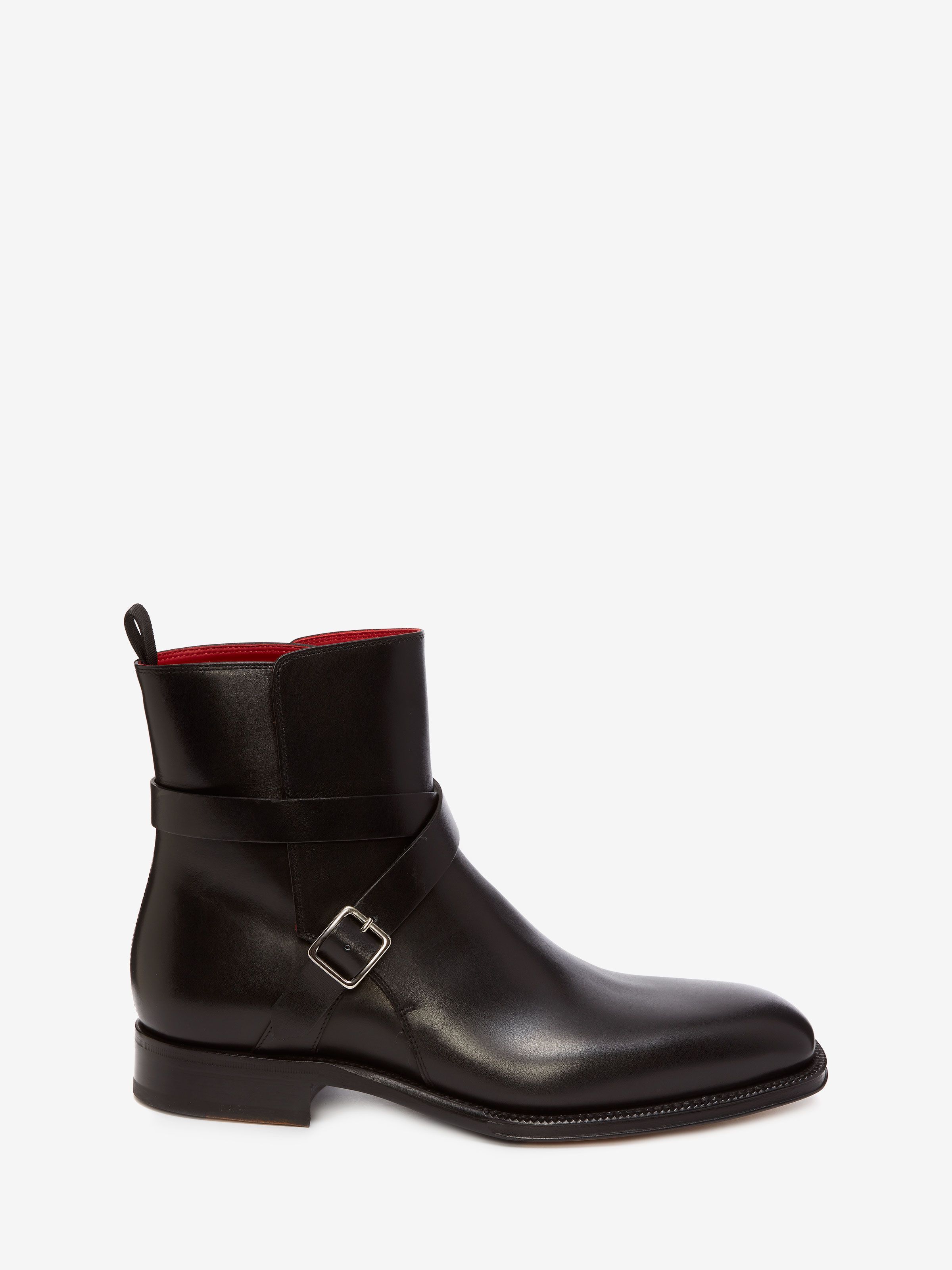 Alexander McQueen o1y1024 Ankle Boots in Black Size US 8 / EU 41 - 1 Thumbnail