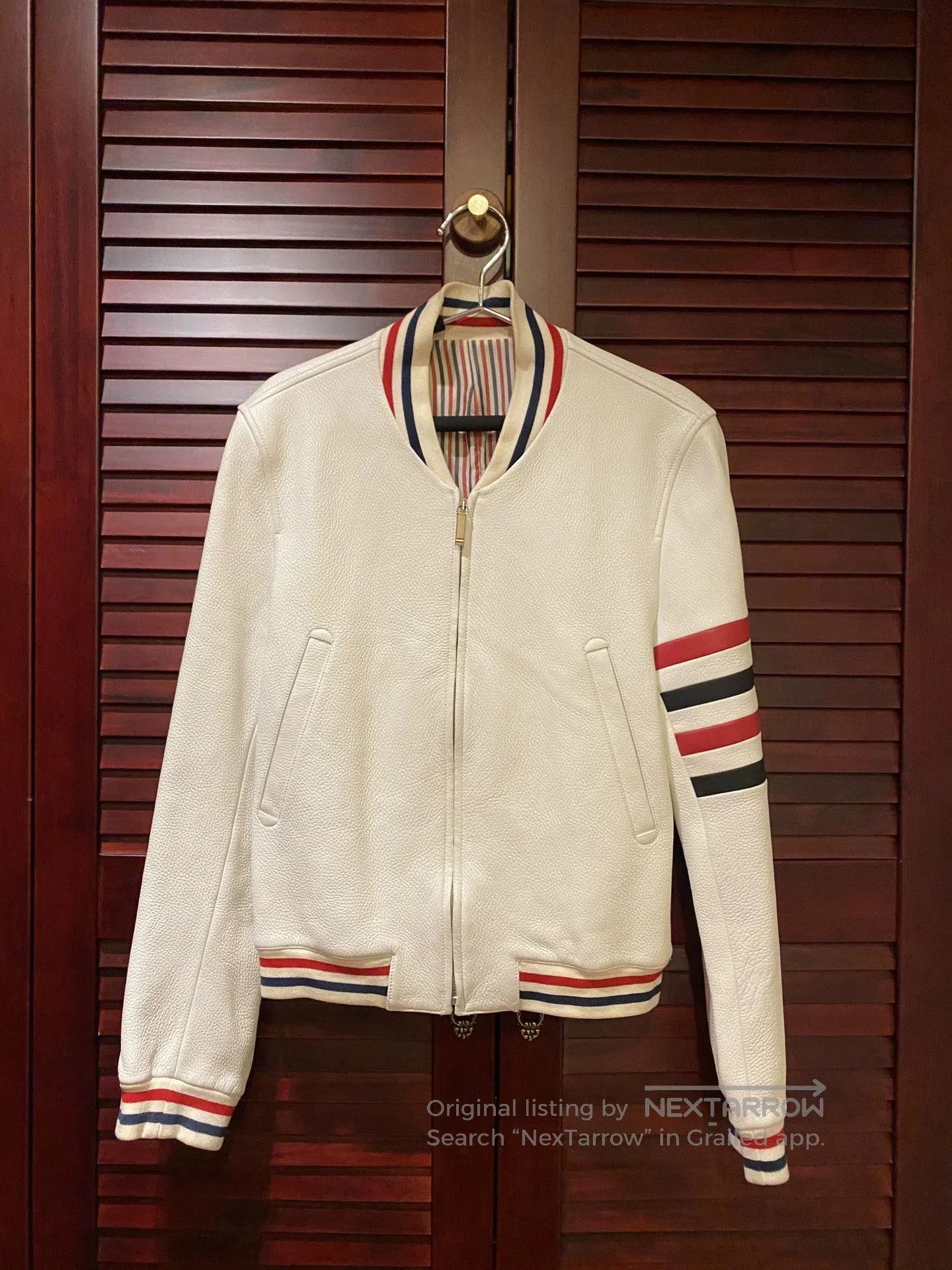 Thom Browne Thom Browne Men's Leather Jacket. Size US S / EU 44-46 / 1 - 1 Thumbnail