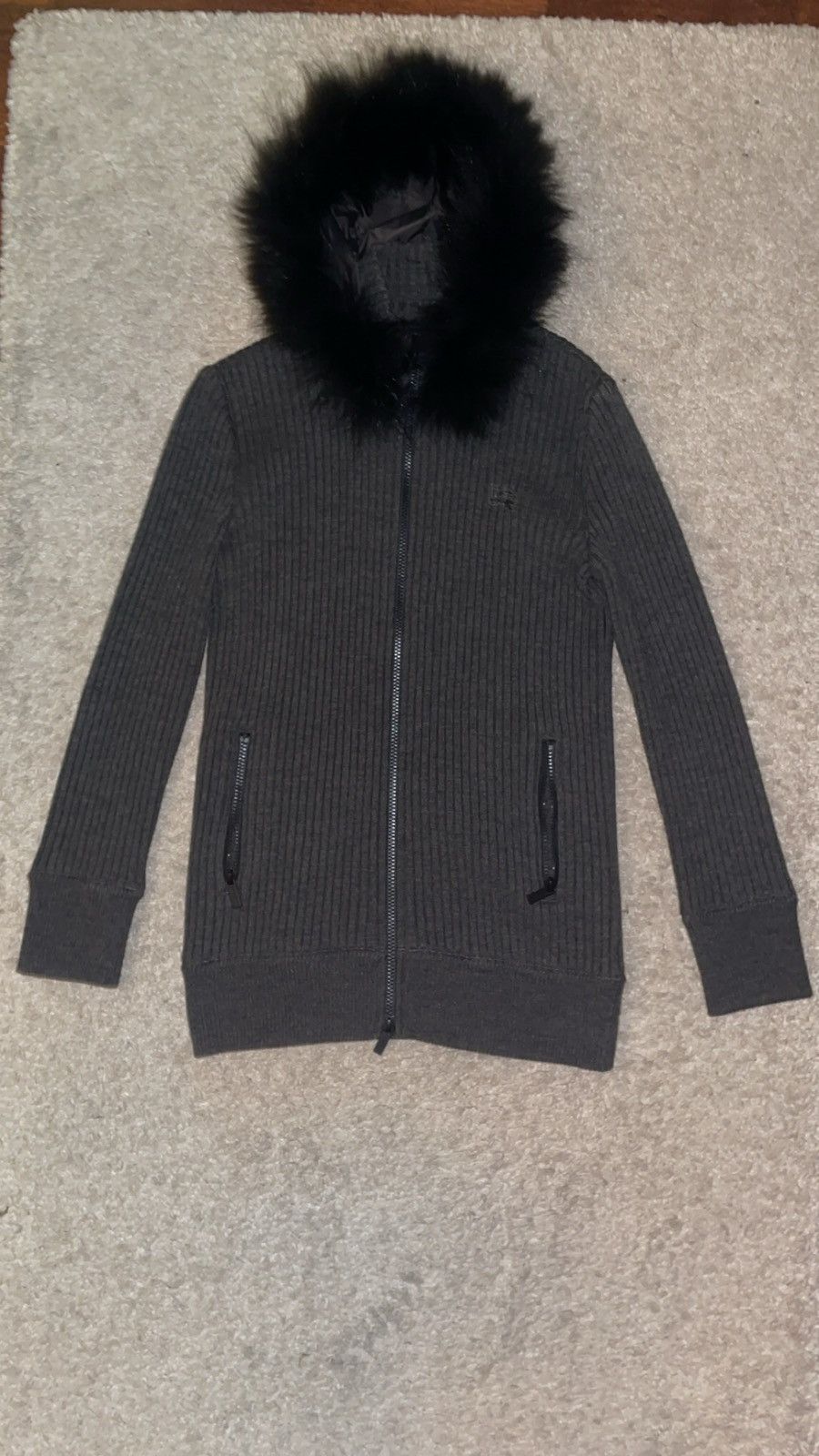 Burberry fur zipper