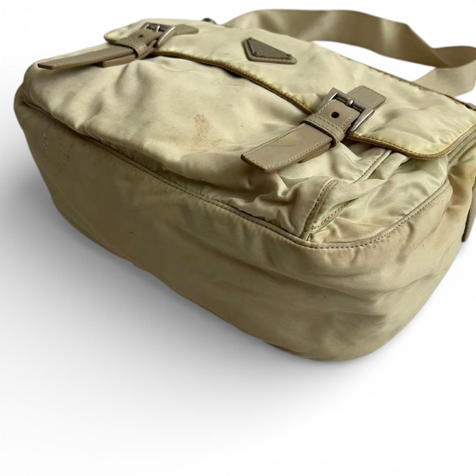 Prada Prada - Shoulder Bag Beige Nylon Size ONE SIZE - 8 Thumbnail