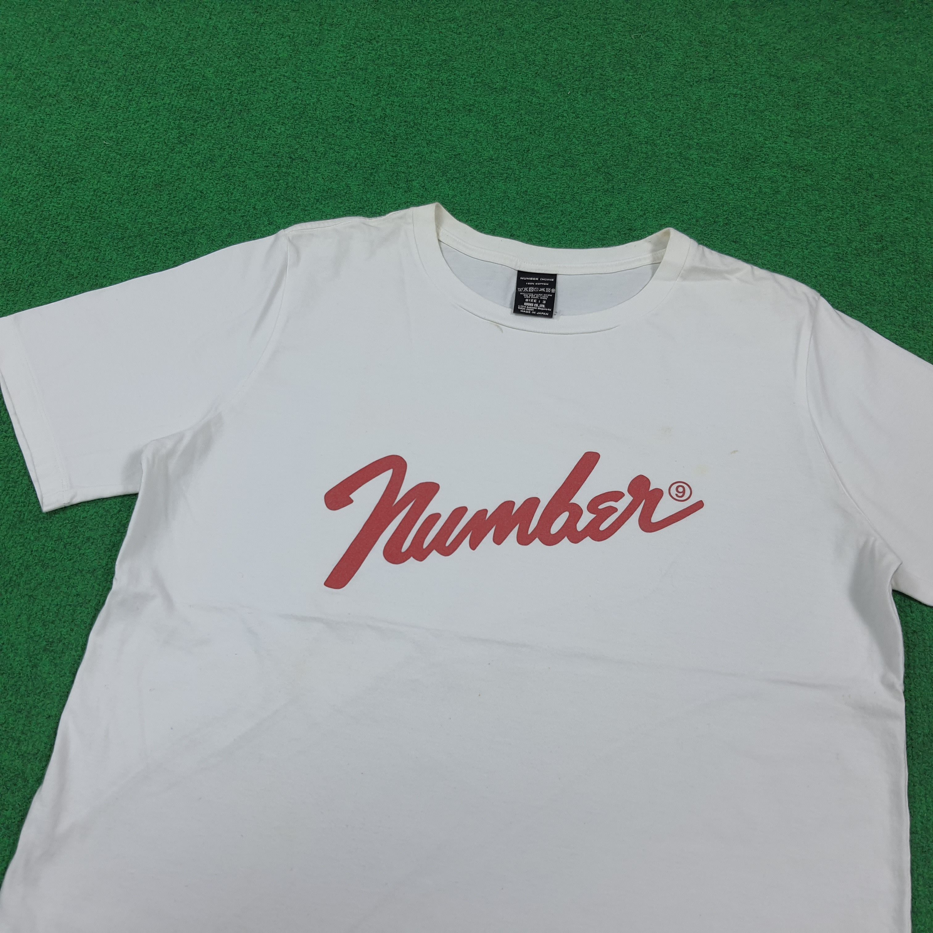 Number (N)ine Vintage Number Nine Center Logo Spell Out Tshirt C294N50 Size US M / EU 48-50 / 2 - 2 Thumbnail