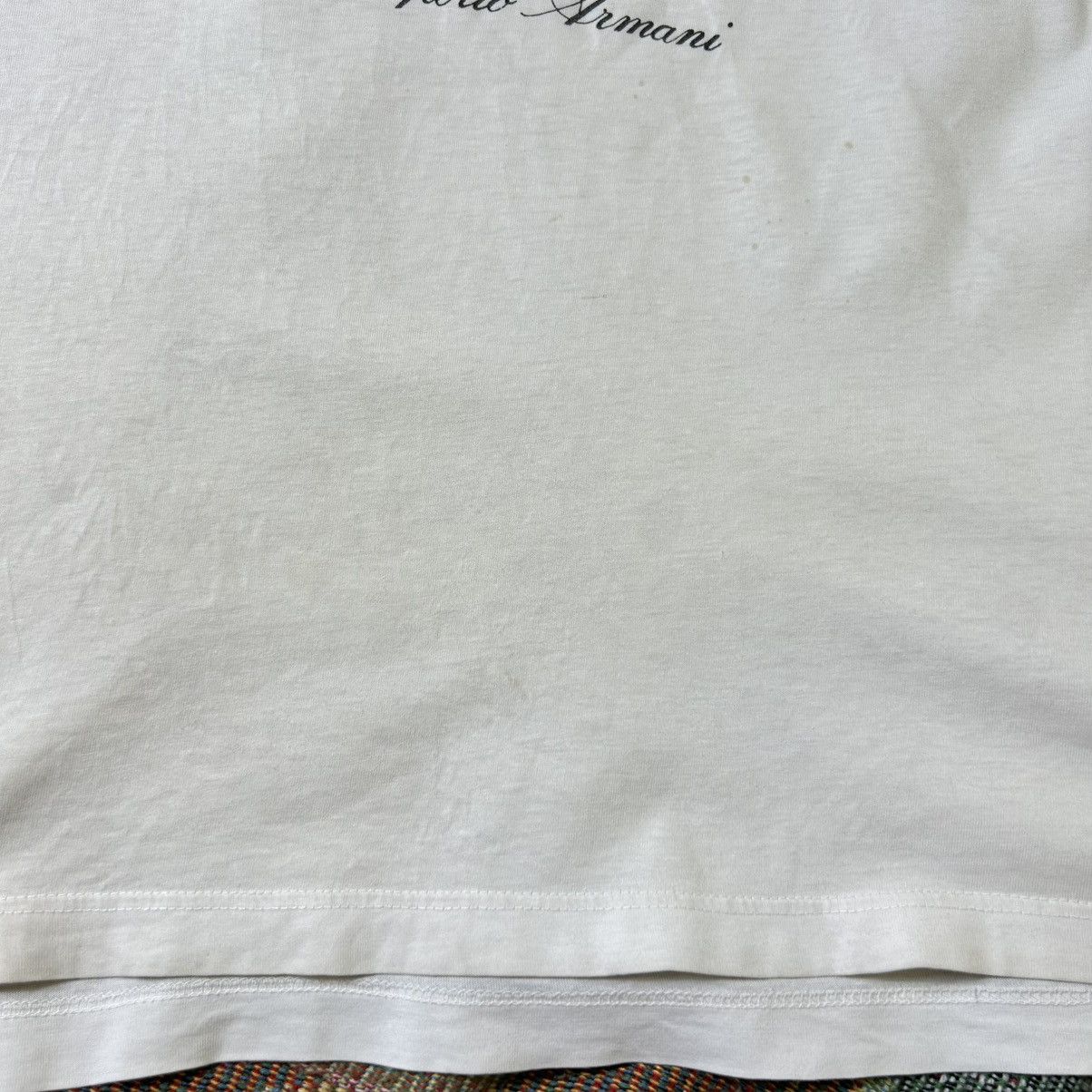 Emporio Armani Vintage Emporio Armani Graphic Tee Size L / US 10 / IT 46 - 6 Thumbnail