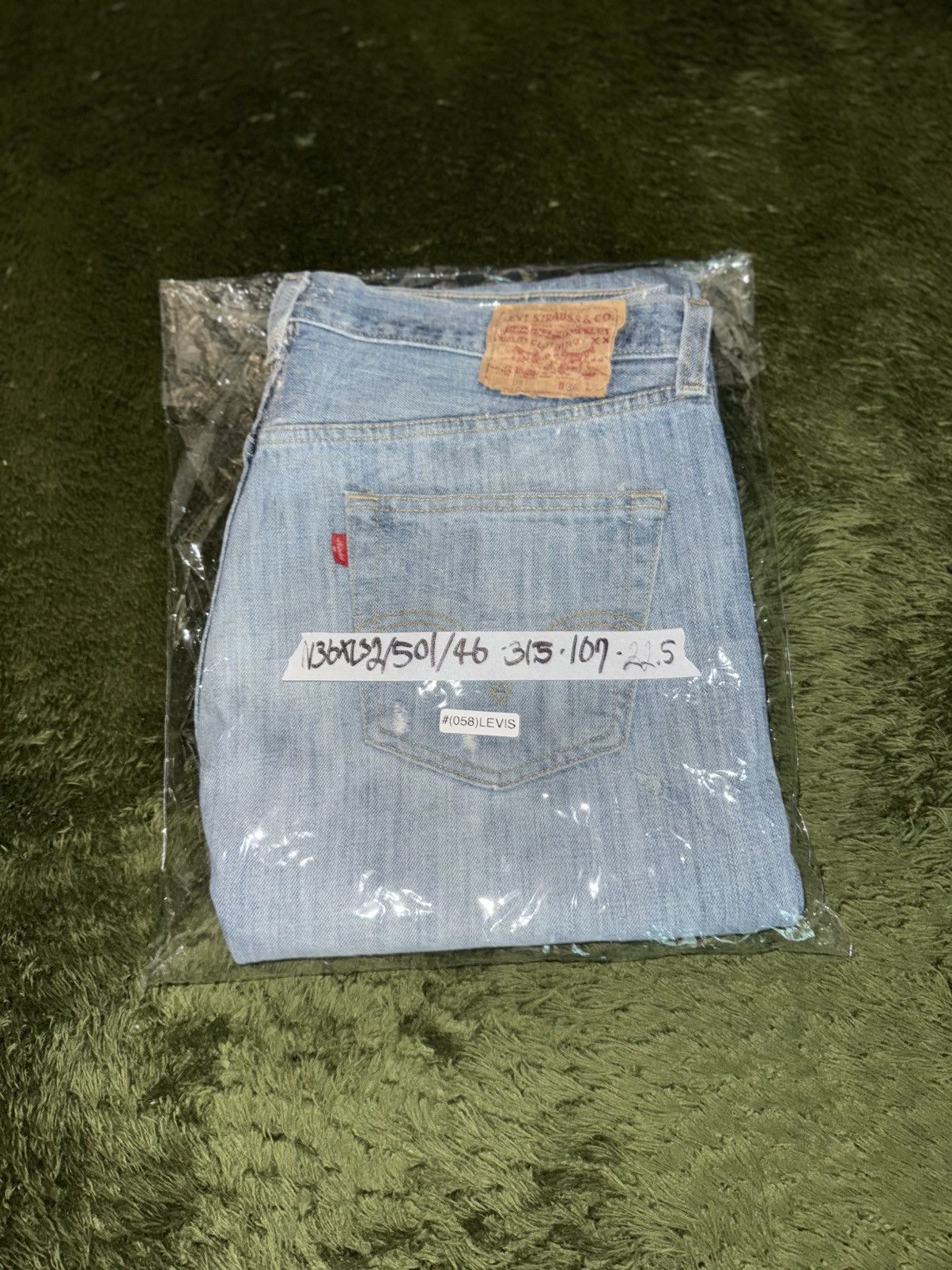 Levi's [W36/L32] Levi’s 501 USA Vintage Light Indigo Denim Size US 36 / EU 52 - 12 Thumbnail