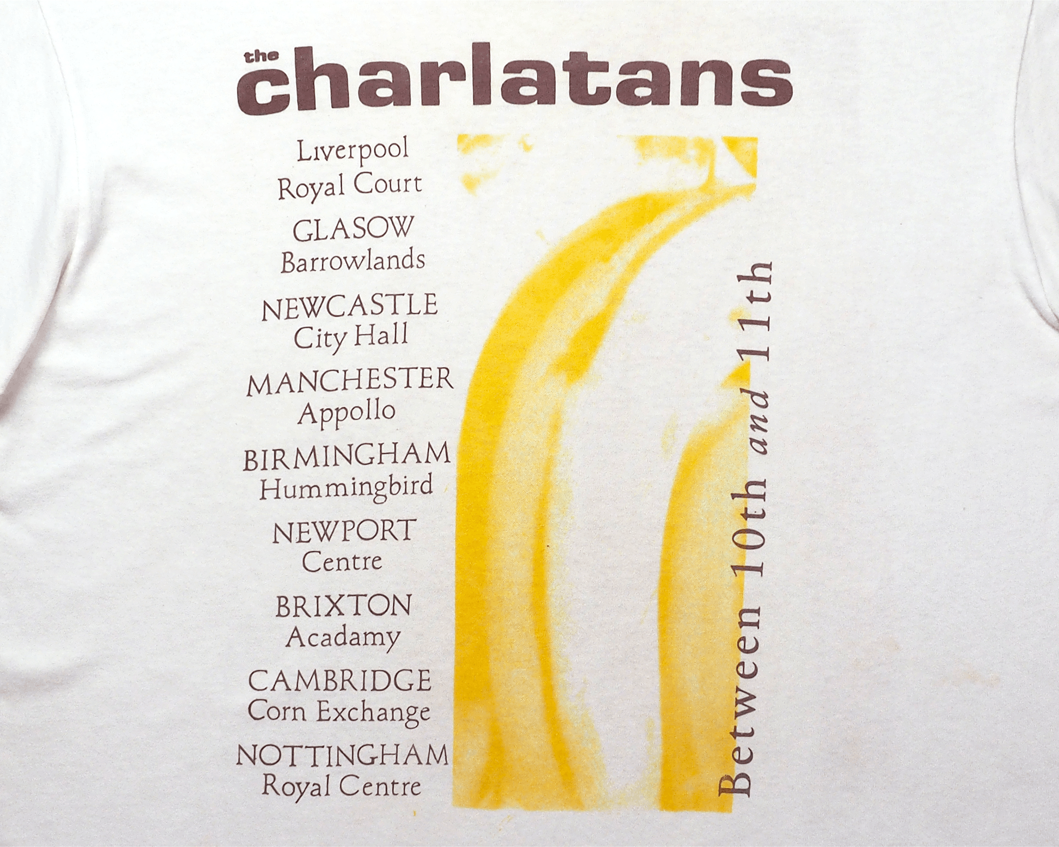 Vintage Vintage 1992 The Charlatans Tour Shirt XL Size US XL / EU 56 / 4 - 9 Thumbnail