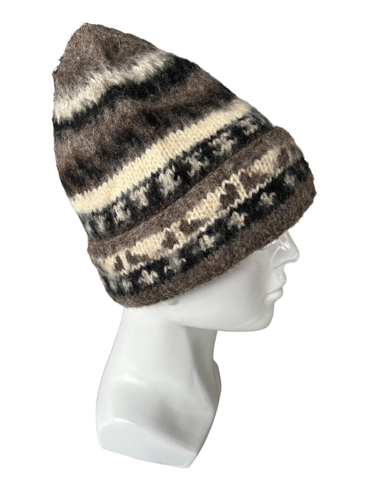 Japanese Brand × Kapital × Vintage Crochet Knitted Mohair Handmade Beanie hat Size ONE SIZE - 3 Thumbnail