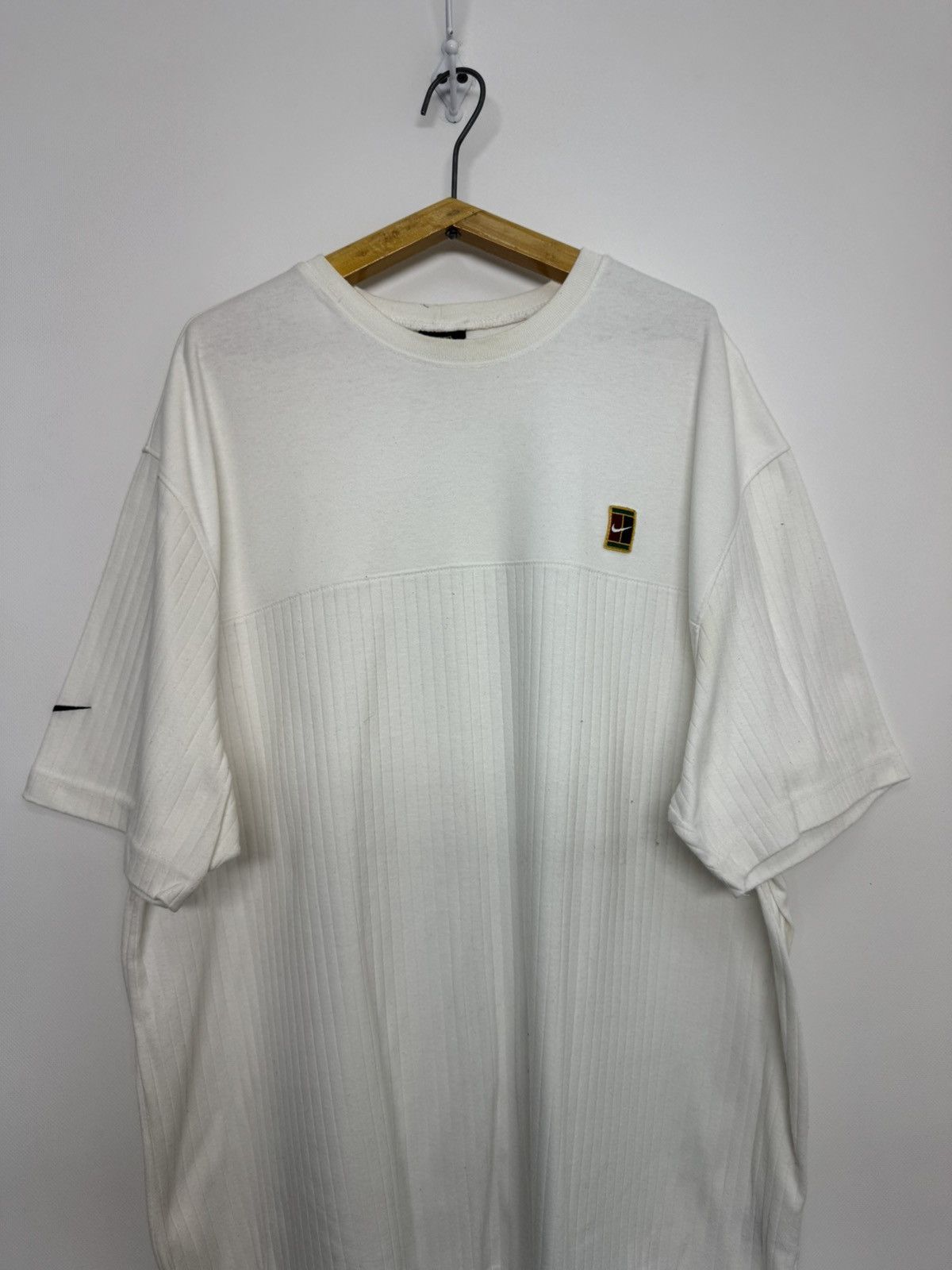 Nike 90s Nike Challenge Court T-Shirt White Size US XL / EU 56 / 4 - 3 Thumbnail