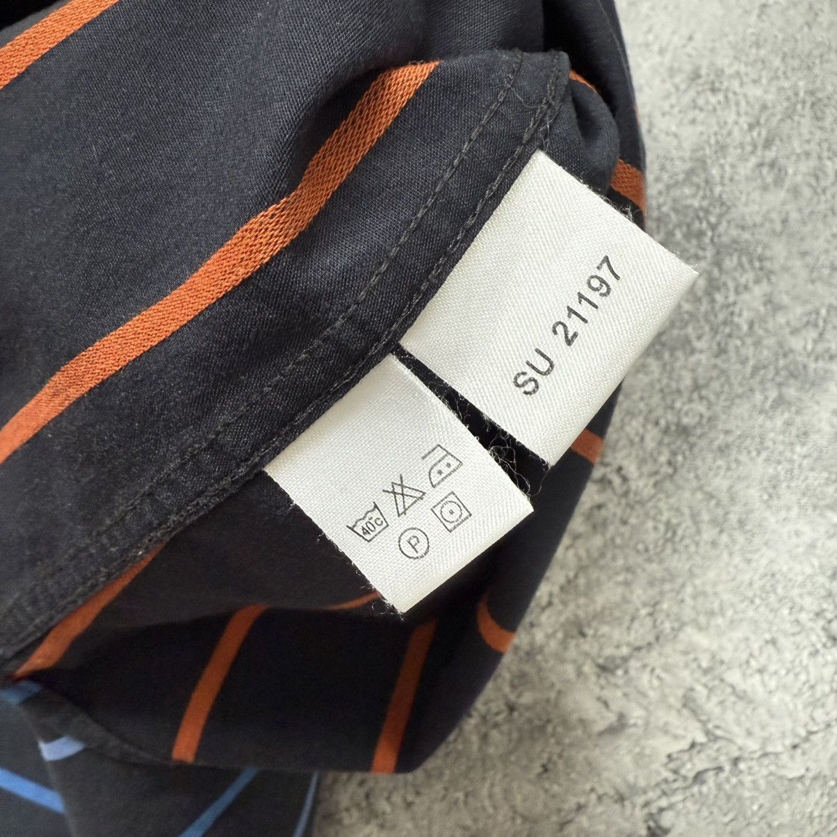 Yves Saint Laurent Summer YSL Yves Saint Laurent Stripped Shirt Button Up Size US L / EU 52-54 / 3 - 6 Thumbnail