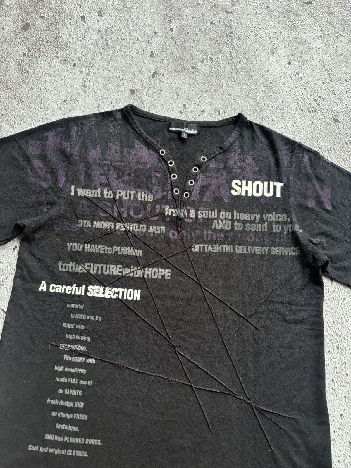 In The Attic Y2k In the attic Ifsix Lgb punk Style Tshirt Size US L / EU 52-54 / 3 - 3 Thumbnail