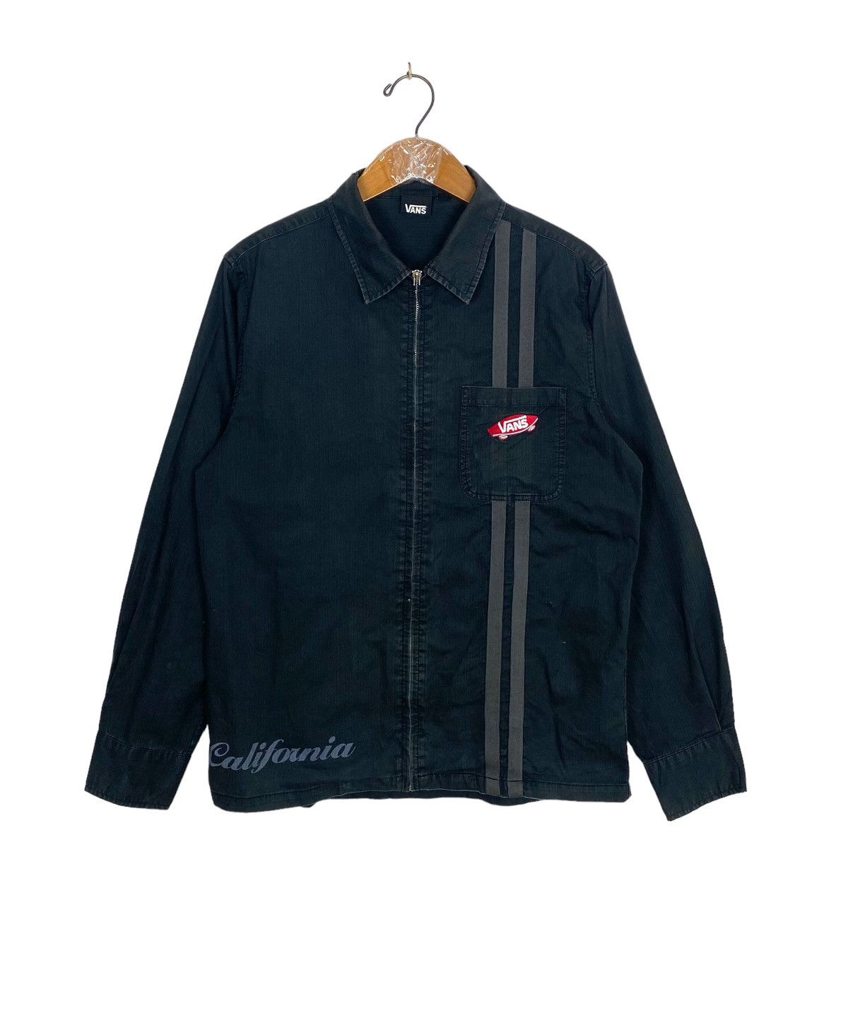 Vans Rare‼️ Vans Embroidery Spell Out Zipper Jacket Size US S / EU 44-46 / 1 - 3 Thumbnail