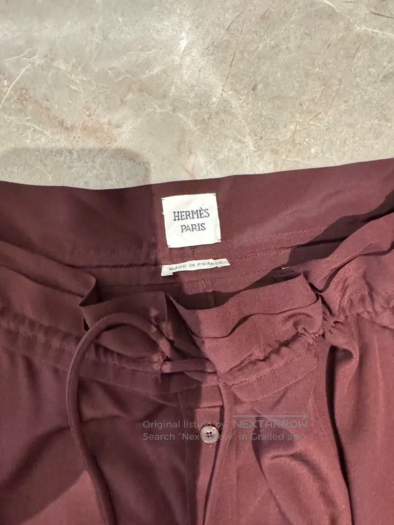Hermes Hermes Silk skirt Size 42" / US 20 - 2 Thumbnail