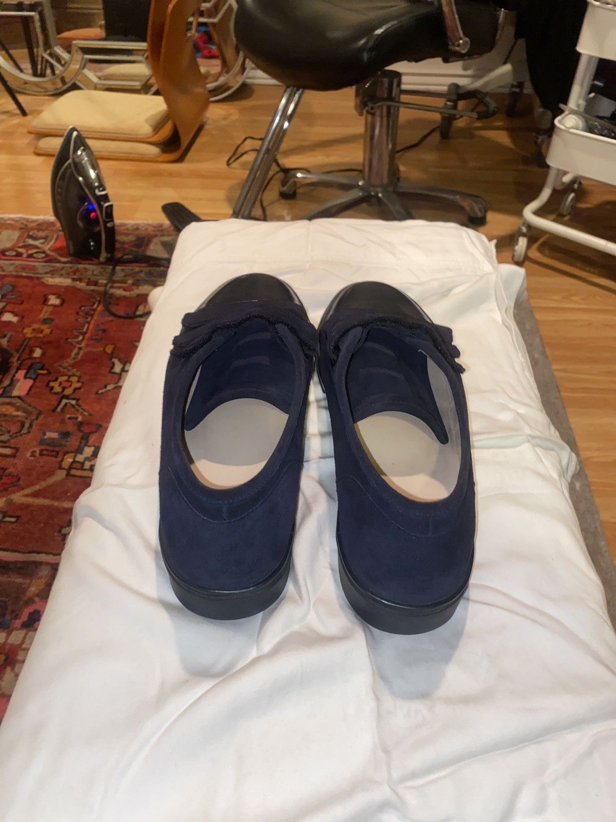 A.P.C. × Japanese Brand A.P.C Navy Suede Leather Shoes Size US 10 / EU 43 - 3 Thumbnail