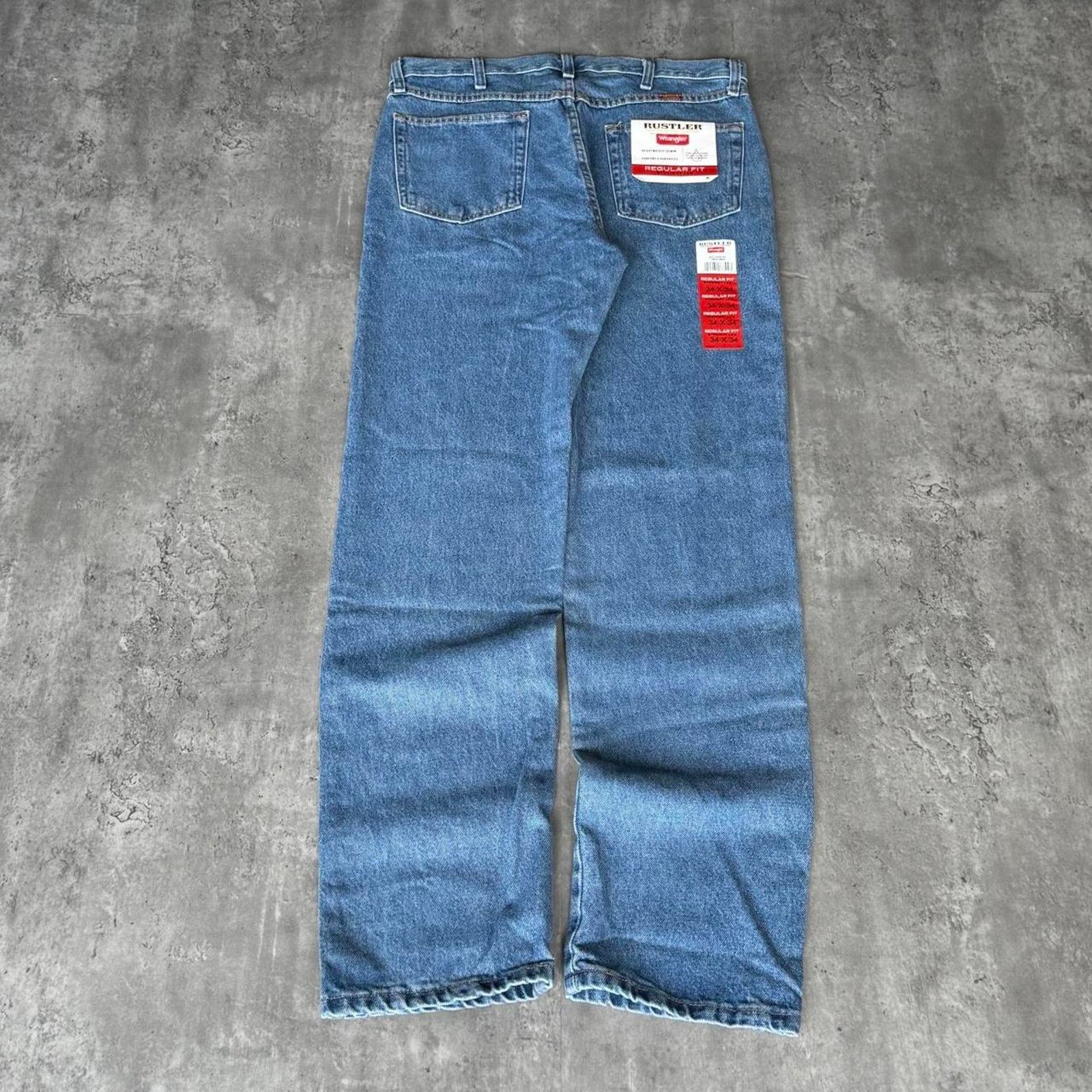 Levi's × Rustler × Vintage Vintage Y2K Brand New Rustler Levi’s Style Denim Jeans Size US 34 / EU 50 - 1 Thumbnail