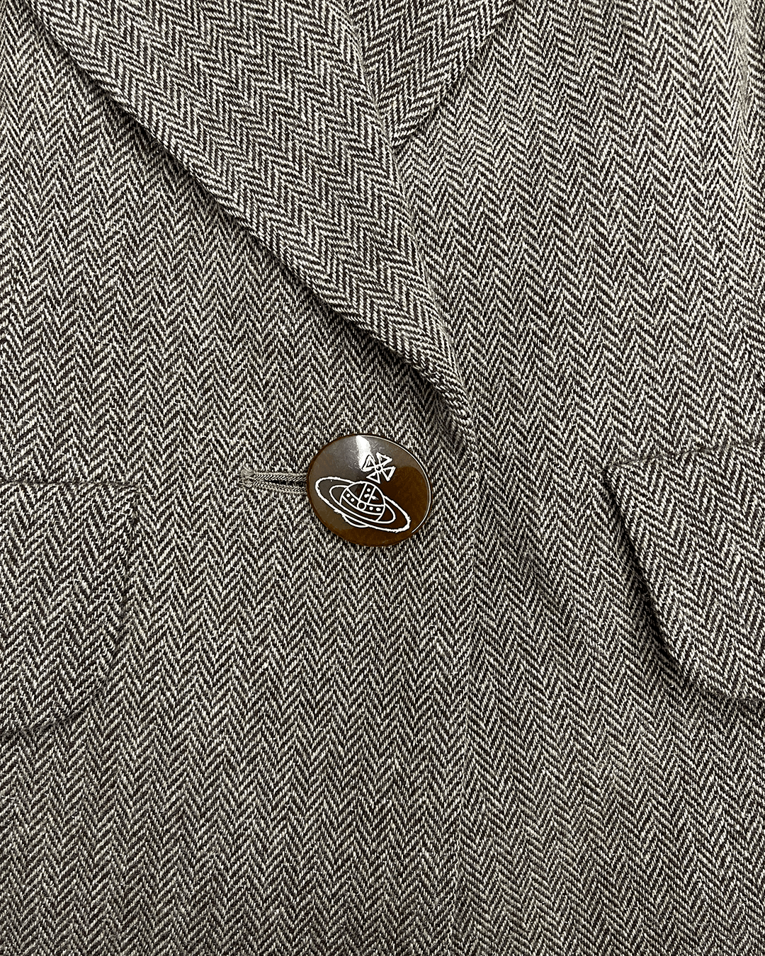 Vivienne Westwood Vivienne Westwood Red Label Herringbone Wool Blazer Size L / US 10 / IT 46 - 7 Thumbnail
