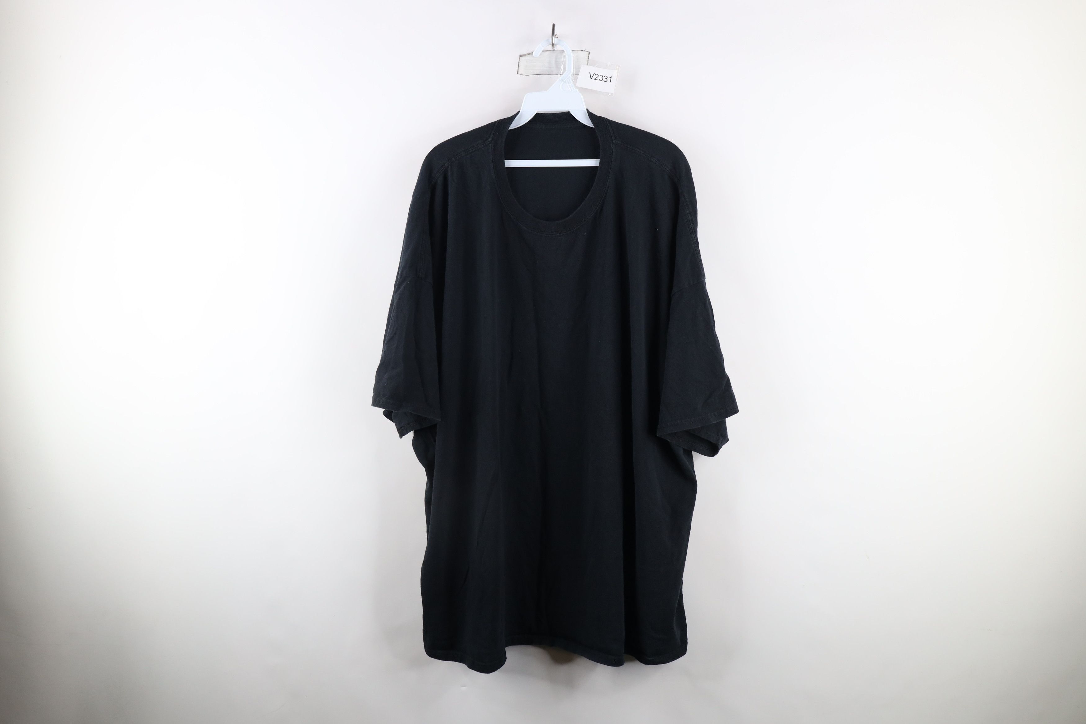 Vintage Vintage 90s Streetwear Short Sleeve T-Shirt Black Cotton Size US XXL / EU 58 / 5 - 1 Thumbnail