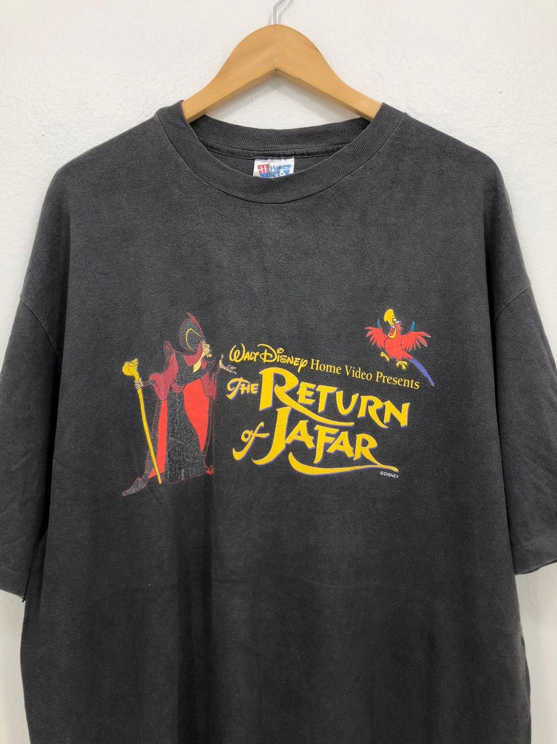 Vintage 90's Return Of Jafar Movie Promo Disney Villains BN