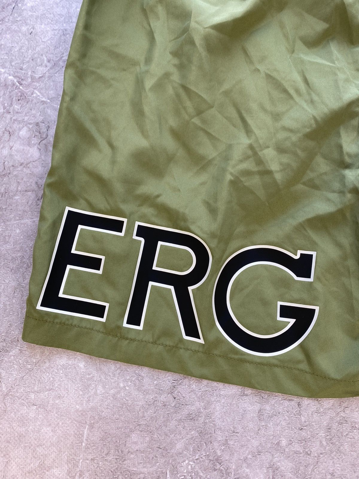 Iceberg × Vintage Rare Iceberg Beach Wear Big Logo Olive Shorts Size US 32 / EU 48 - 11 Thumbnail