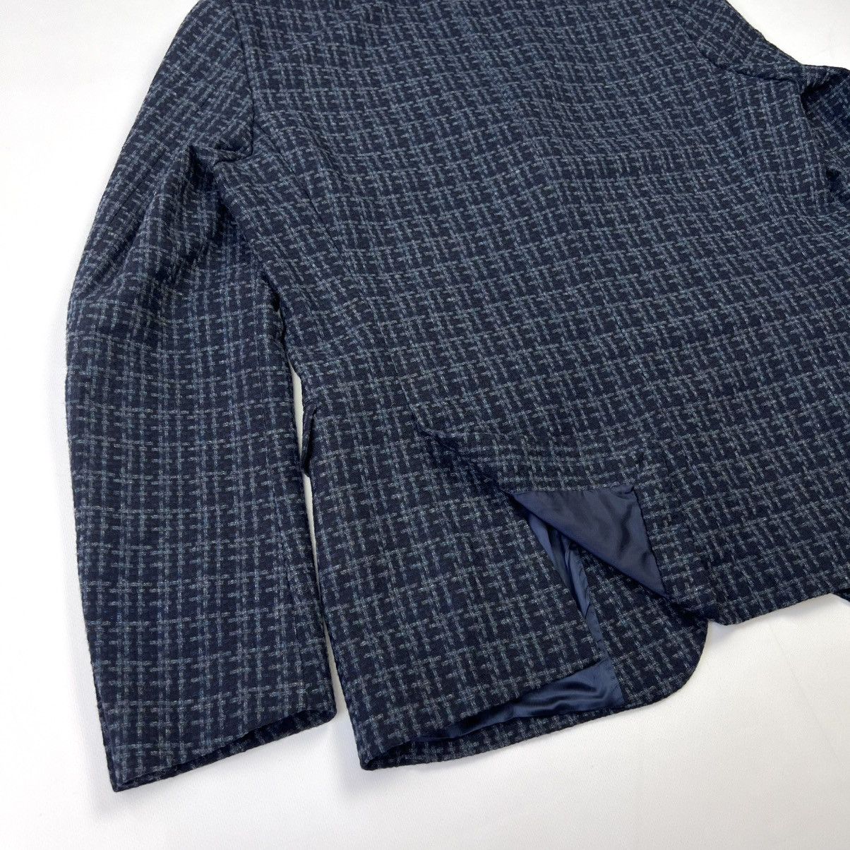NAVYBOOT Navyboot wool cashmere textured blazer jacket sport coat Size US L / EU 52-54 / 3 - 8 Thumbnail
