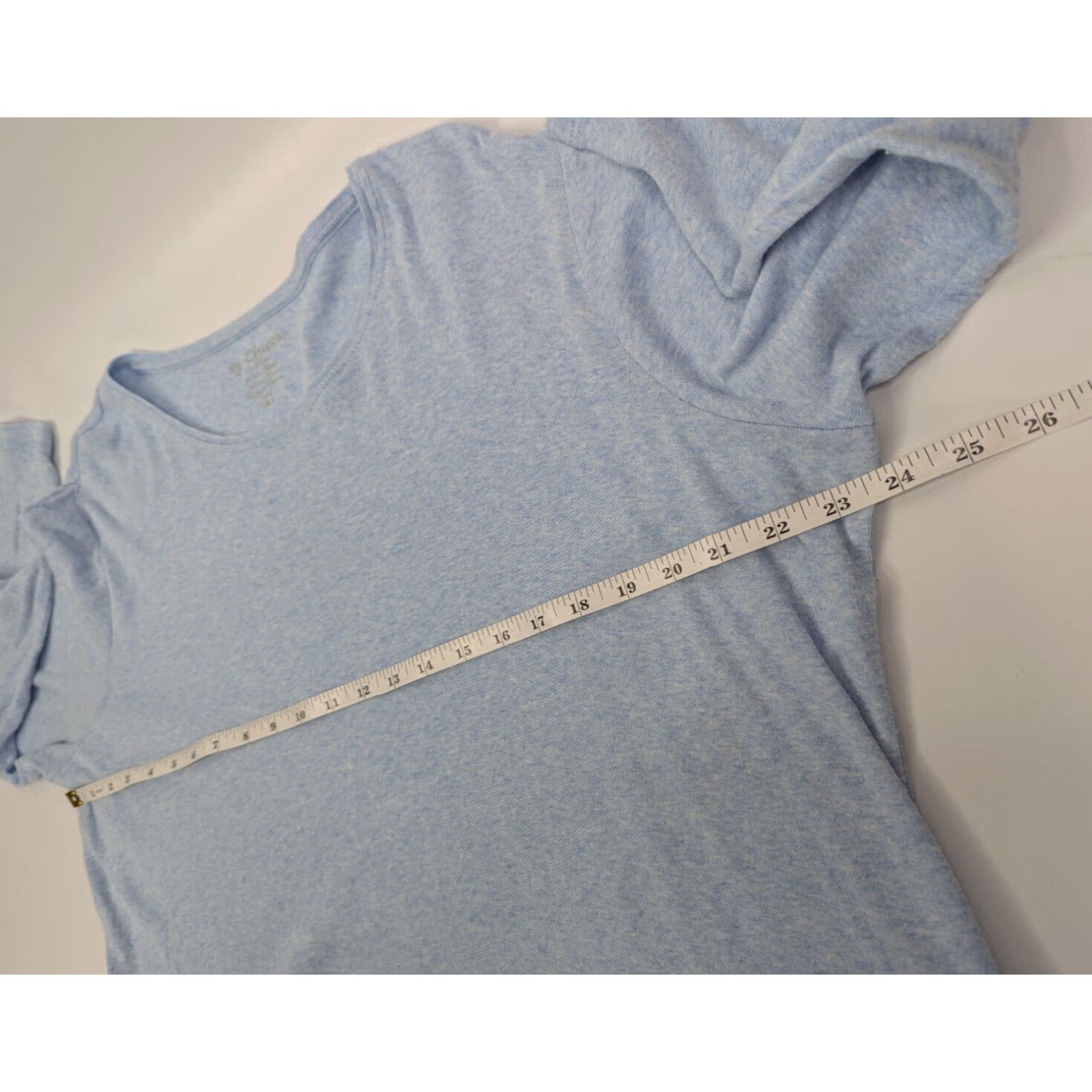 Vintage Chico's T-Shirt Long-Sleeve Scoop-Neck Tee Light Blue Cotton Size XL Womens Regular Adult Size XL Blue 3 US 16 Size XL / US 12-14 / IT 48-50 - 5 Thumbnail