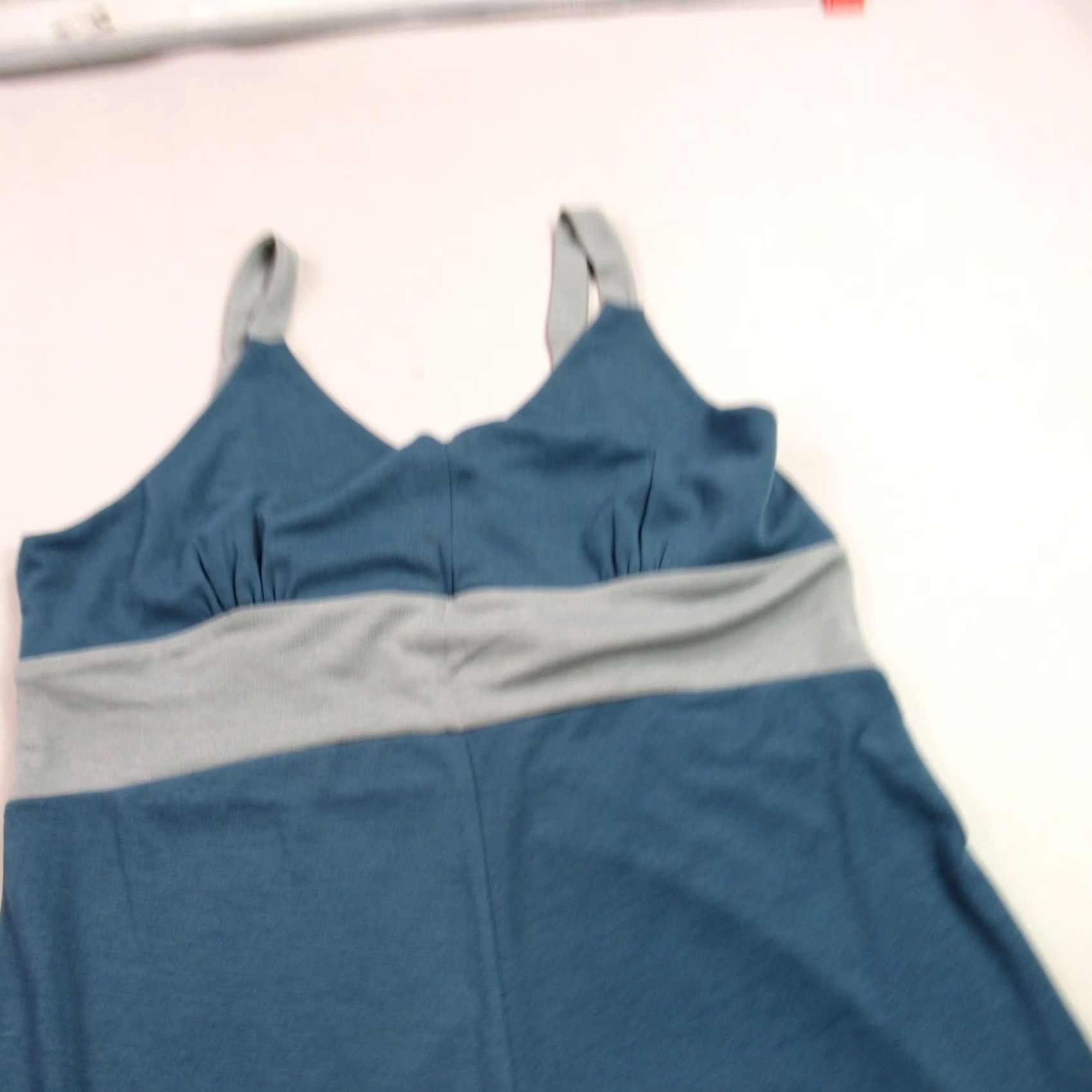 Vintage Kuhl Dress Womens XL Sleeveless Lightweight Stretch Blue V Neck Casual Dress Size XL / US 12-14 / IT 48-50 - 2 Thumbnail