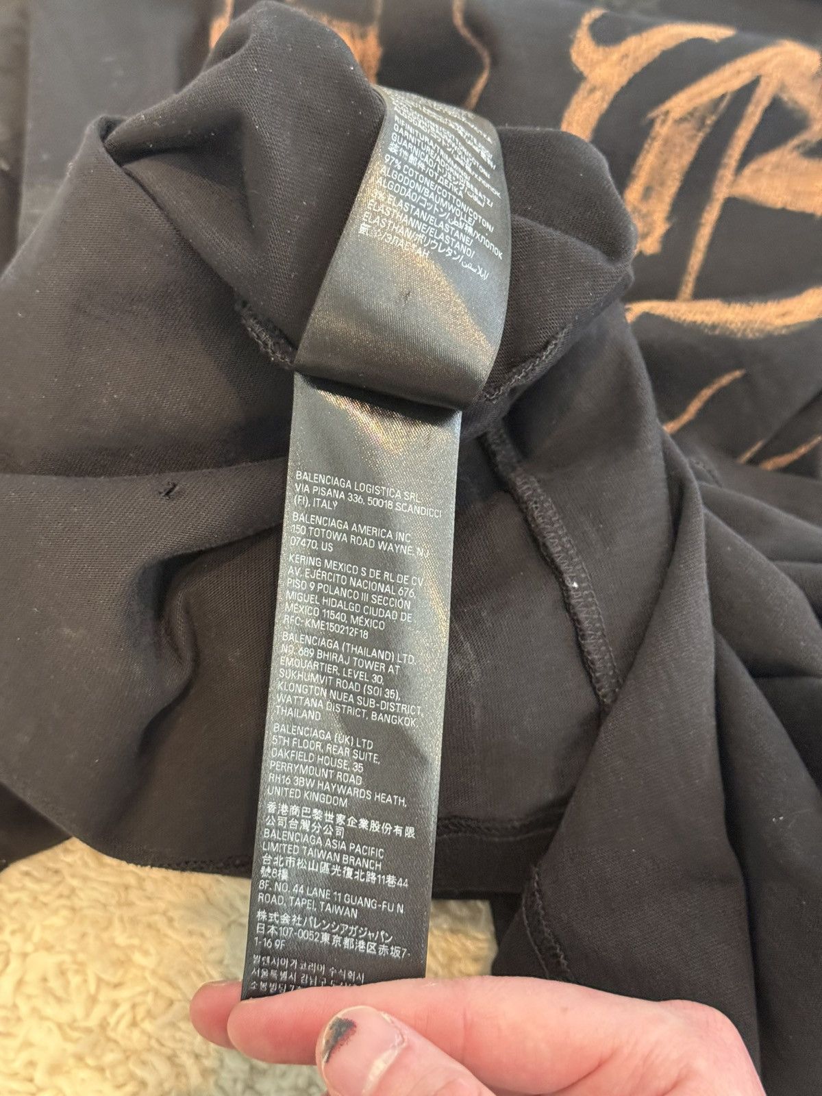 Balenciaga Balenciaga OVERSIZED Heavy Metal Tshirt Size US XXS / EU 40 - 15 Thumbnail