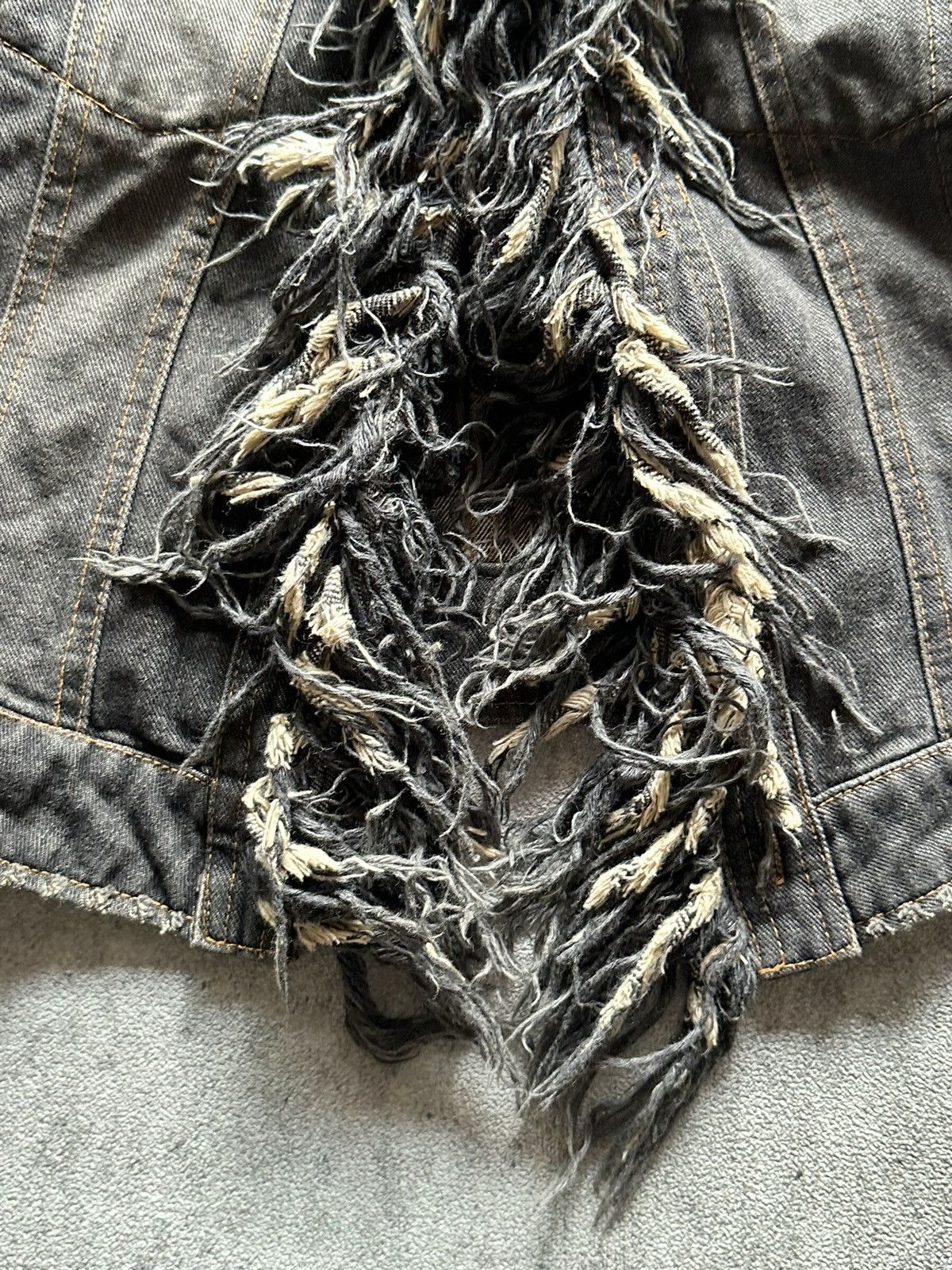 Hysteric Glamour 90s Japanese Fringe Denim Jacket LGB if six was nine style Size US S / EU 44-46 / 1 - 6 Thumbnail