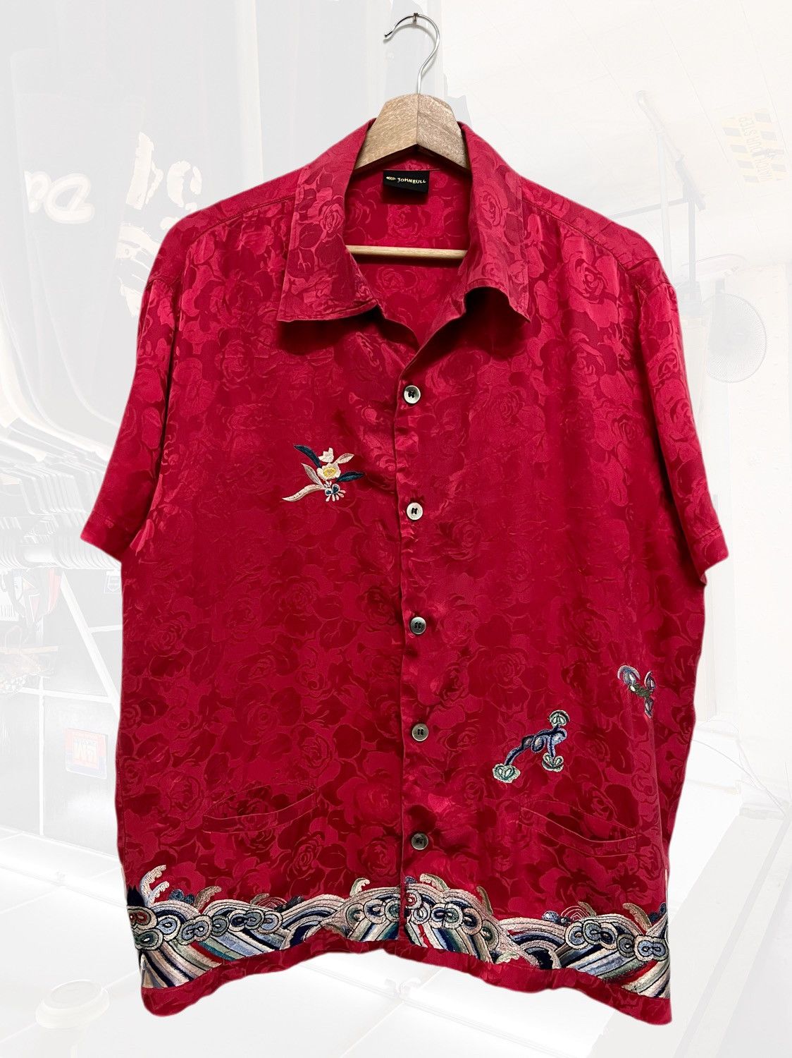 Japanese Brand × Johnbull VINTAGE JOHN BULL EMBROIDERY FLORAL SAMPLE SHIRT Size US M / EU 48-50 / 2 - 1 Thumbnail