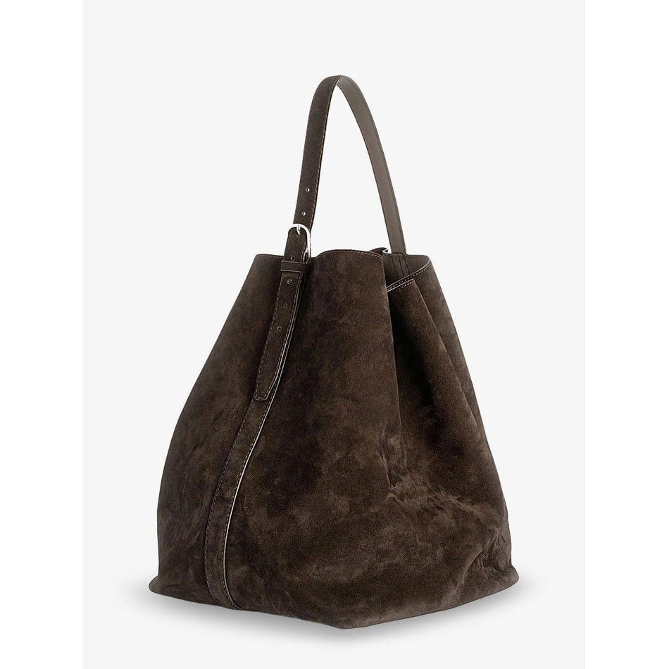 Toteme TOTEME Belted Tote Brown Suede Shoulder Bag New & Authentic Size ONE SIZE - 3 Thumbnail