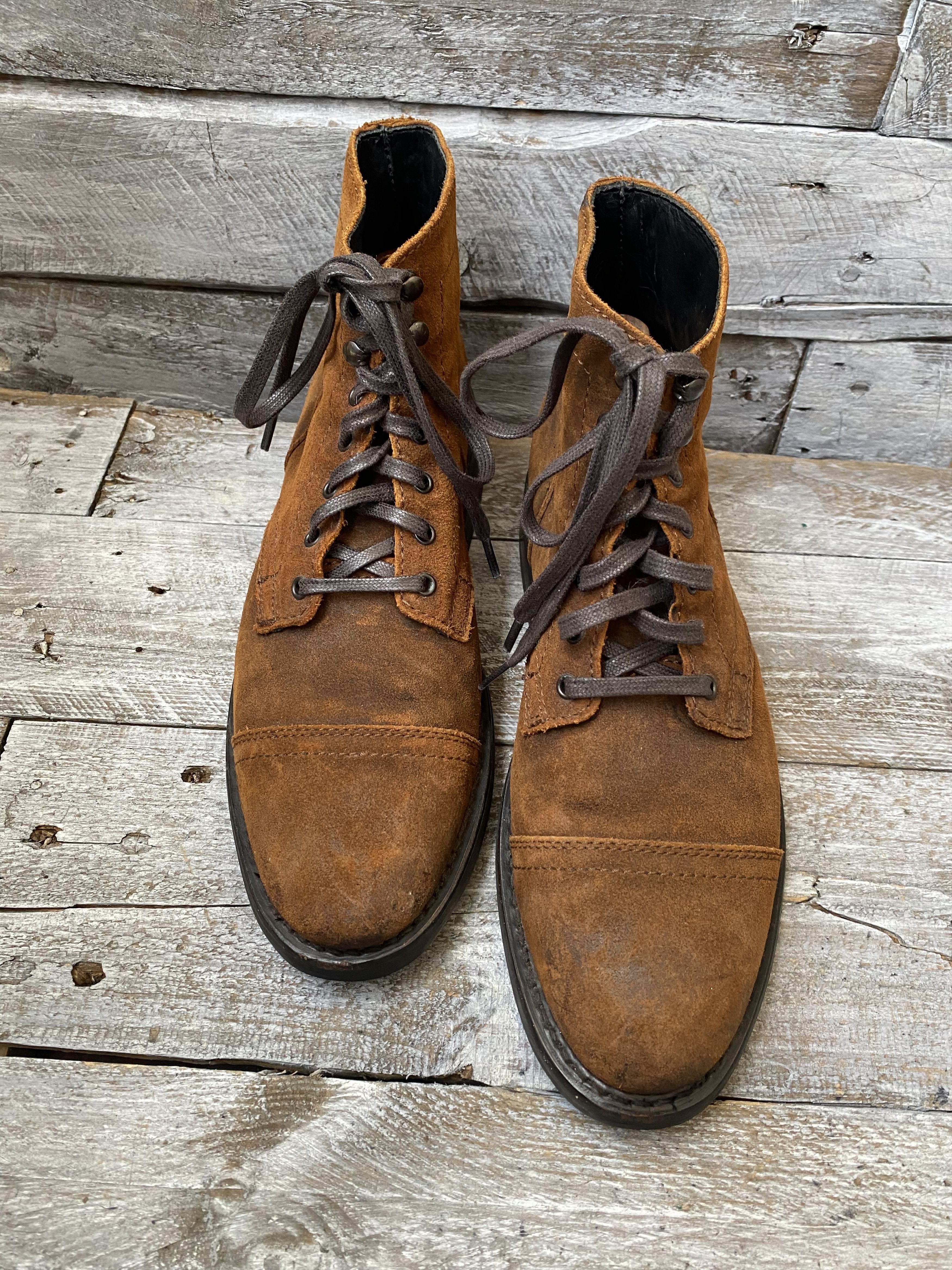 Thursday Boot Company Thursday's mustard brown suede boots sz 7.5 Size US 7.5 / EU 40-41 - 1 Thumbnail