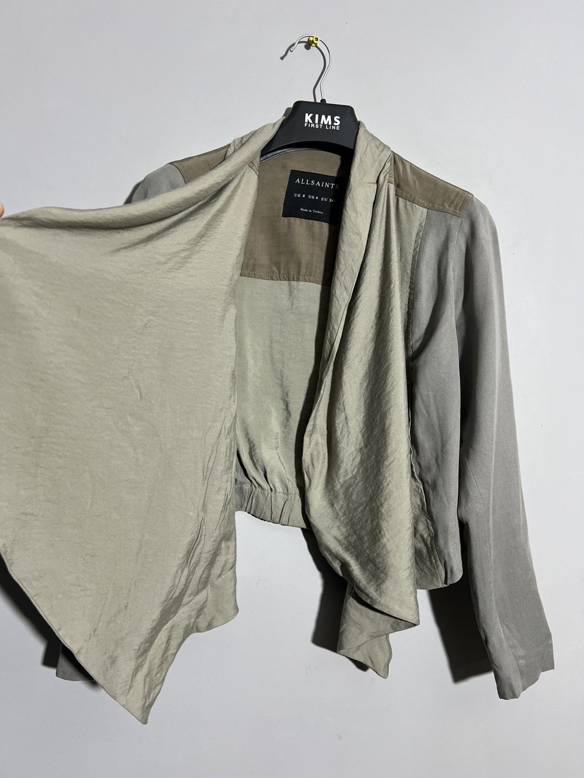 Allsaints Allsaints Kwar Gray Light Jacket Size S / US 4 / IT 40 - 5 Thumbnail