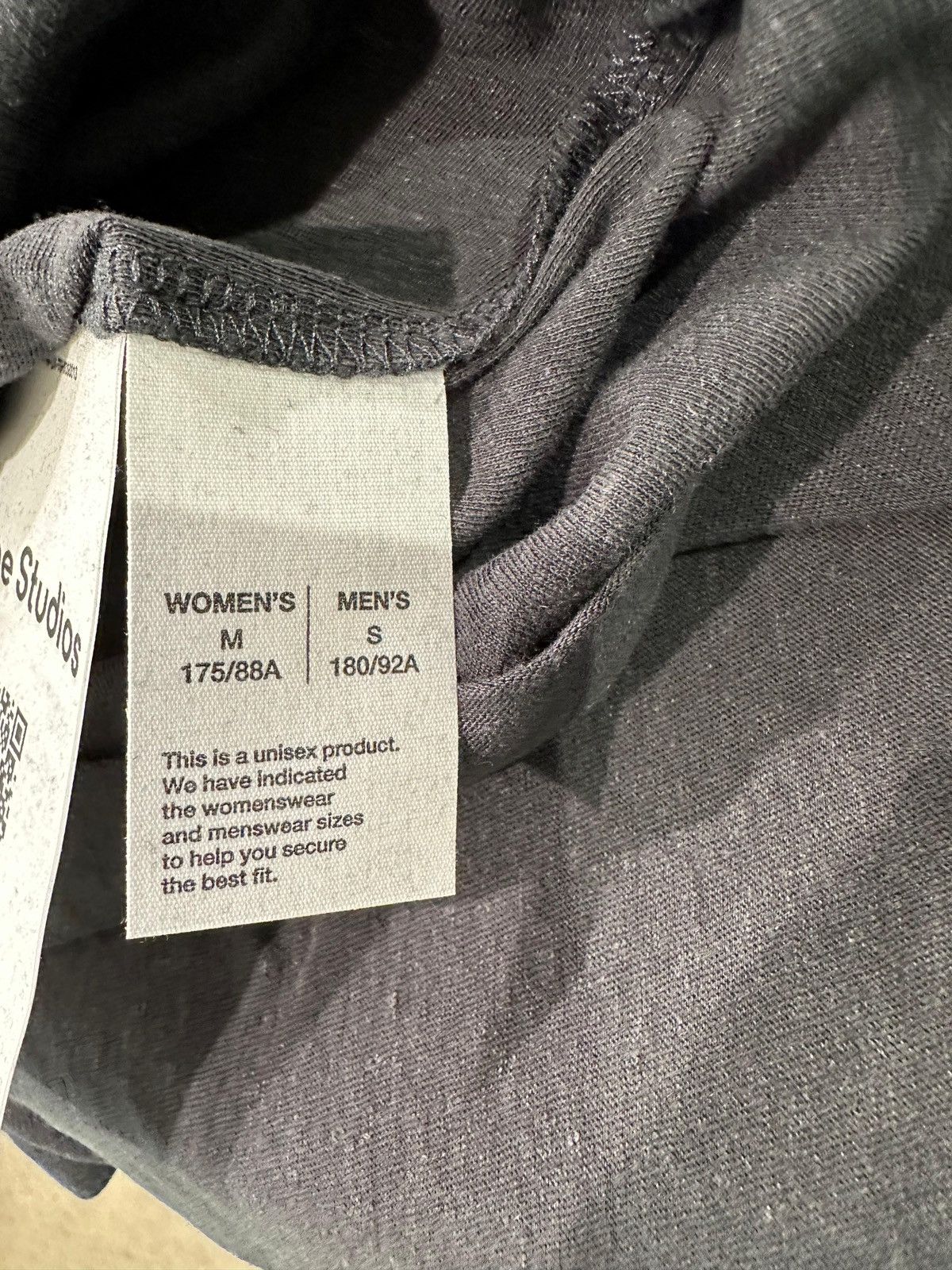 Acne Studios ACNE STUDIOS - Logo T-shirt Relaxed Fit Faded Black Size US S / EU 44-46 / 1 - 2 Thumbnail