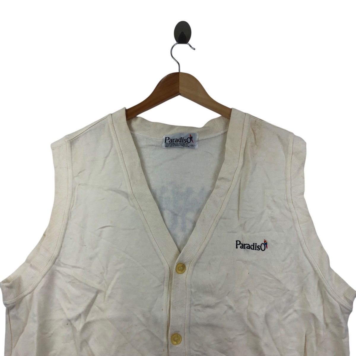 Vintage PARADISO Made In JAPAN Sleeveless Sweatshirt Size US XL / EU 56 / 4 - 3 Thumbnail