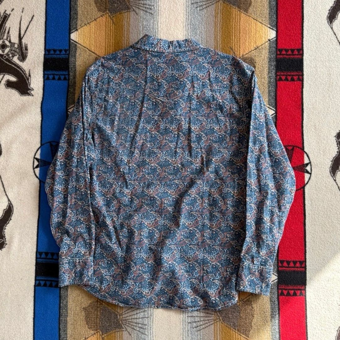 Vintage Cinch Shirt Men’s Western Paisley Long Sleeve Collared Pearl Snap Regular M Size US M / EU 48-50 / 2 - 2 Thumbnail