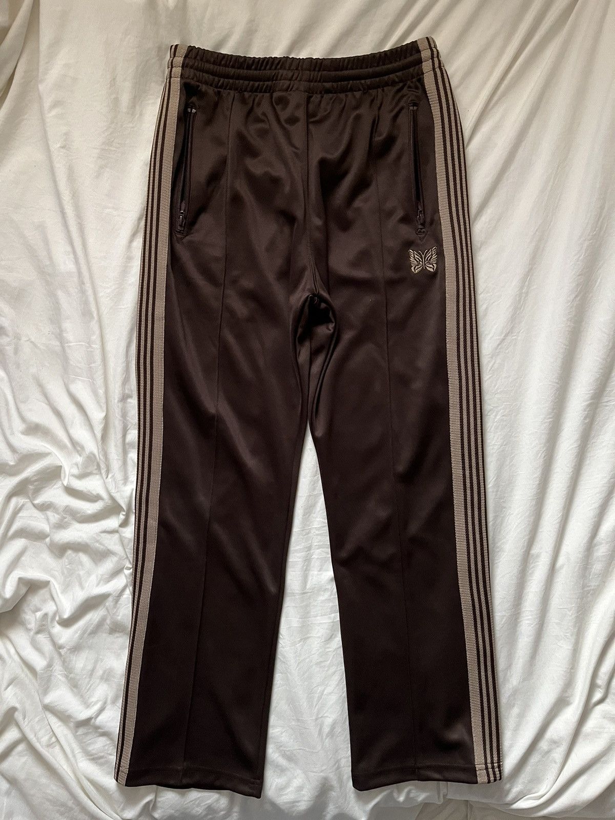 Needles Needles track pants brown stk size S | Grailed