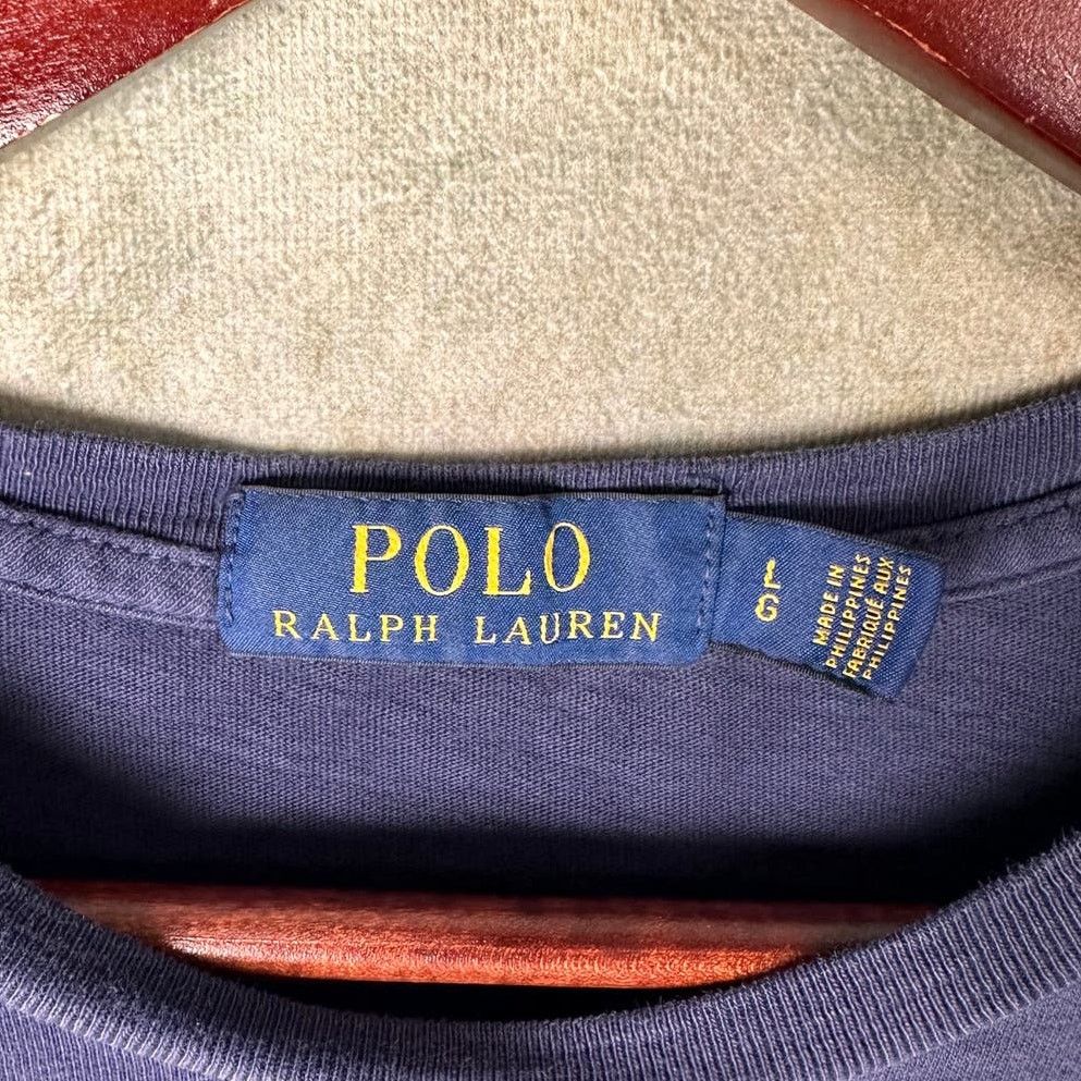 Polo Ralph Lauren × Vintage Polo Ralph Lauren Sailing T Shirt Lg 1993 Vintage Navy Blue Size US L / EU 52-54 / 3 - 5 Thumbnail