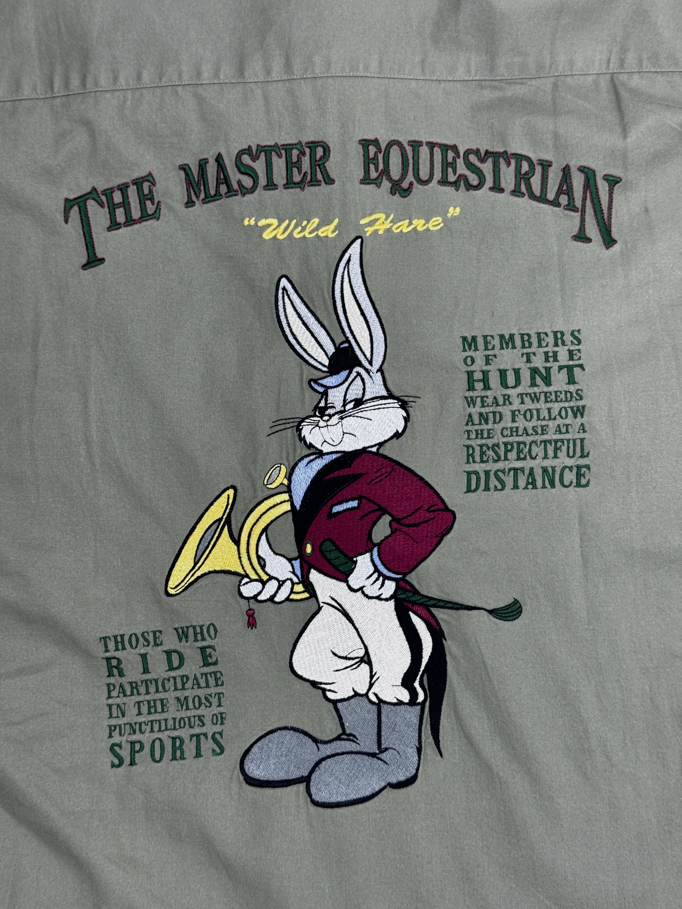 Acme Clothing × Vintage × Warner Bros 1993 Acme Clothing Looney Tunes Shirt Bugs Bunny Equestrian Size US L / EU 52-54 / 3 - 22 Thumbnail