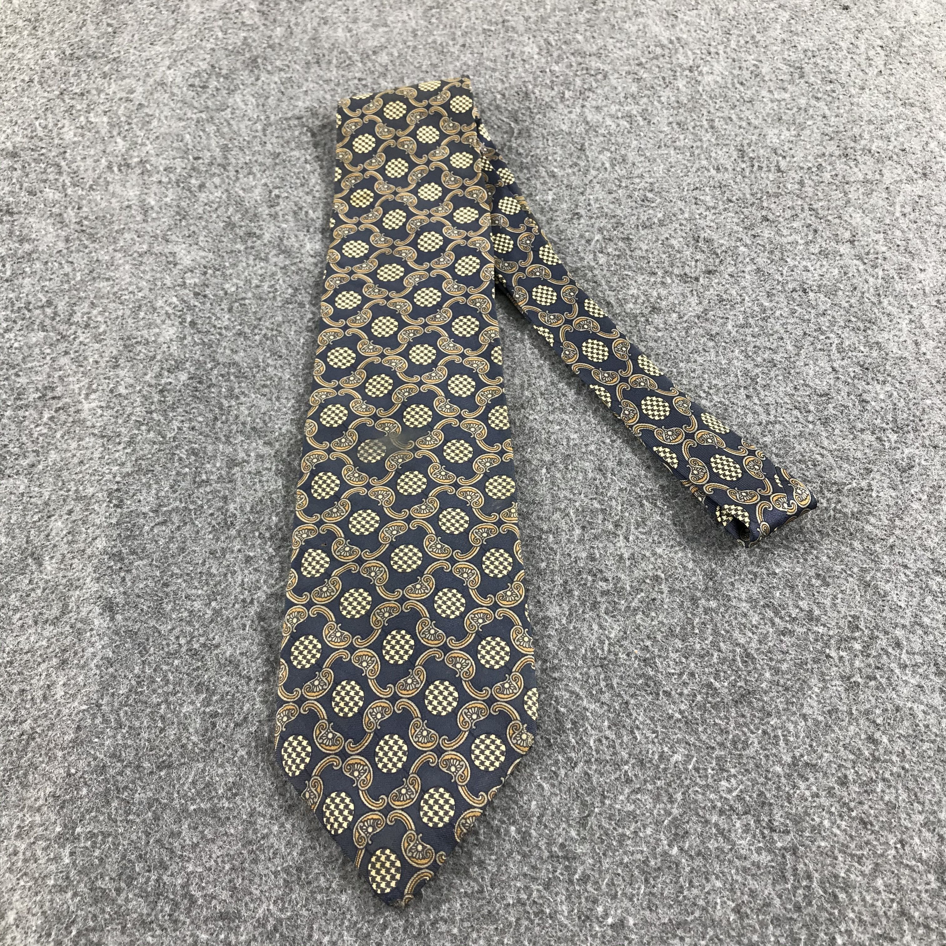 Vintage Vintage ChrIStian diOR Monsieur Silk Neck Ties T18 Size ONE SIZE - 1 Thumbnail