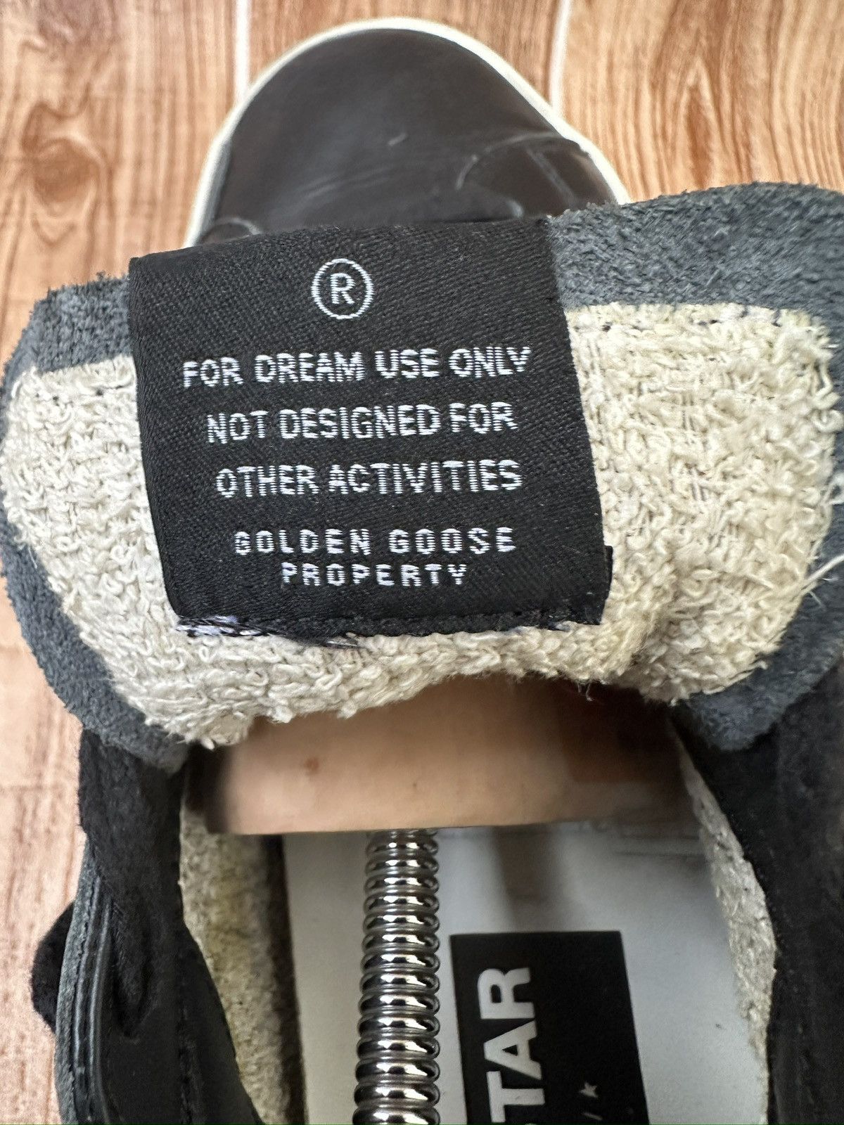 Golden Goose Golden Goose Superstar GGDB Black Leather Lowtop Sneakers Size US 9 / EU 42 - 18 Thumbnail