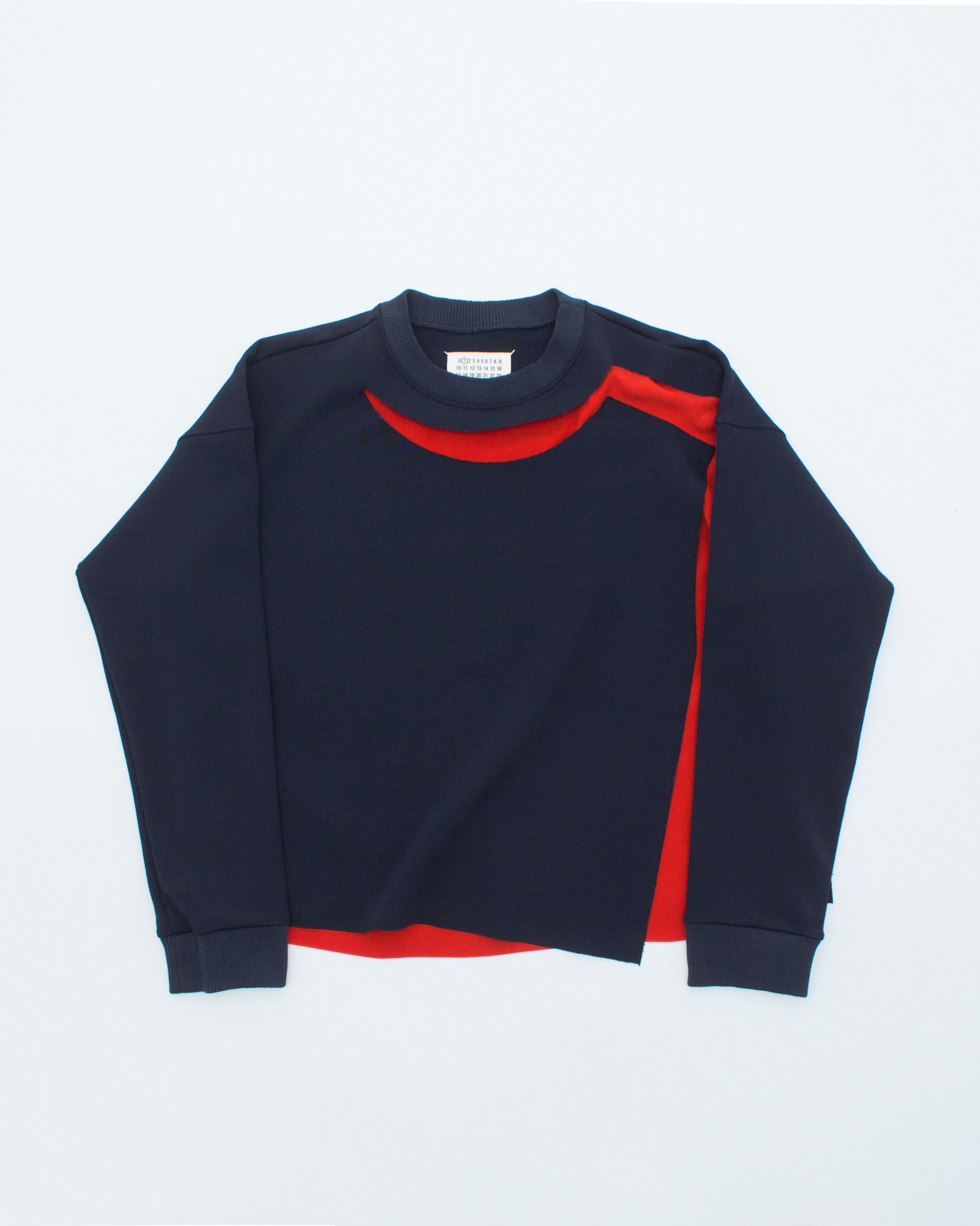 Maison Margiela Deconstructed Cut Panel Sweatshirt Size US S / EU 44-46 / 1 - 2 Thumbnail