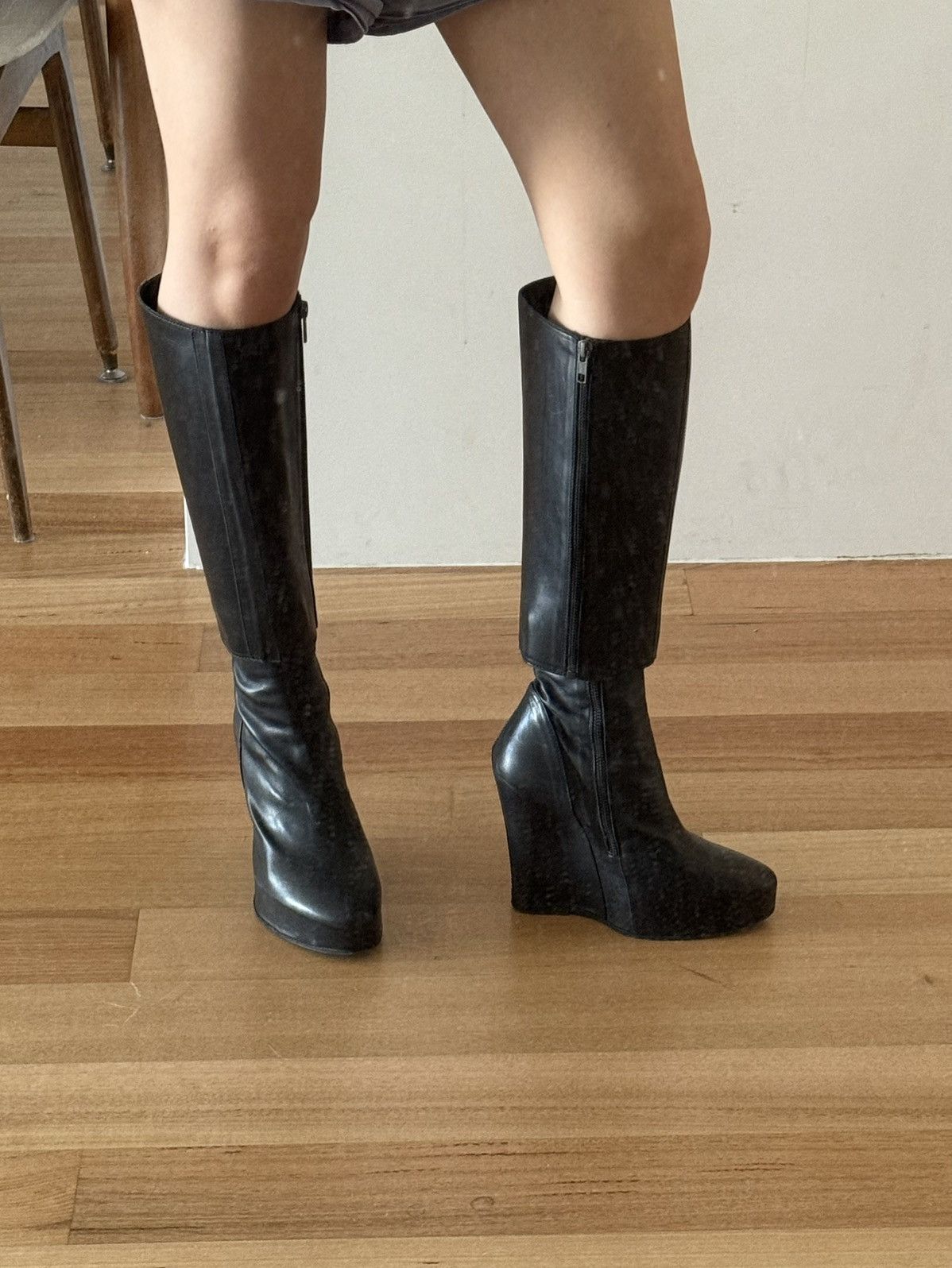 Ann Demeulemeester Ann Demeulemeester Fall 2011 modular platform boots Size US 6.5 / IT 36.5 - 4 Thumbnail
