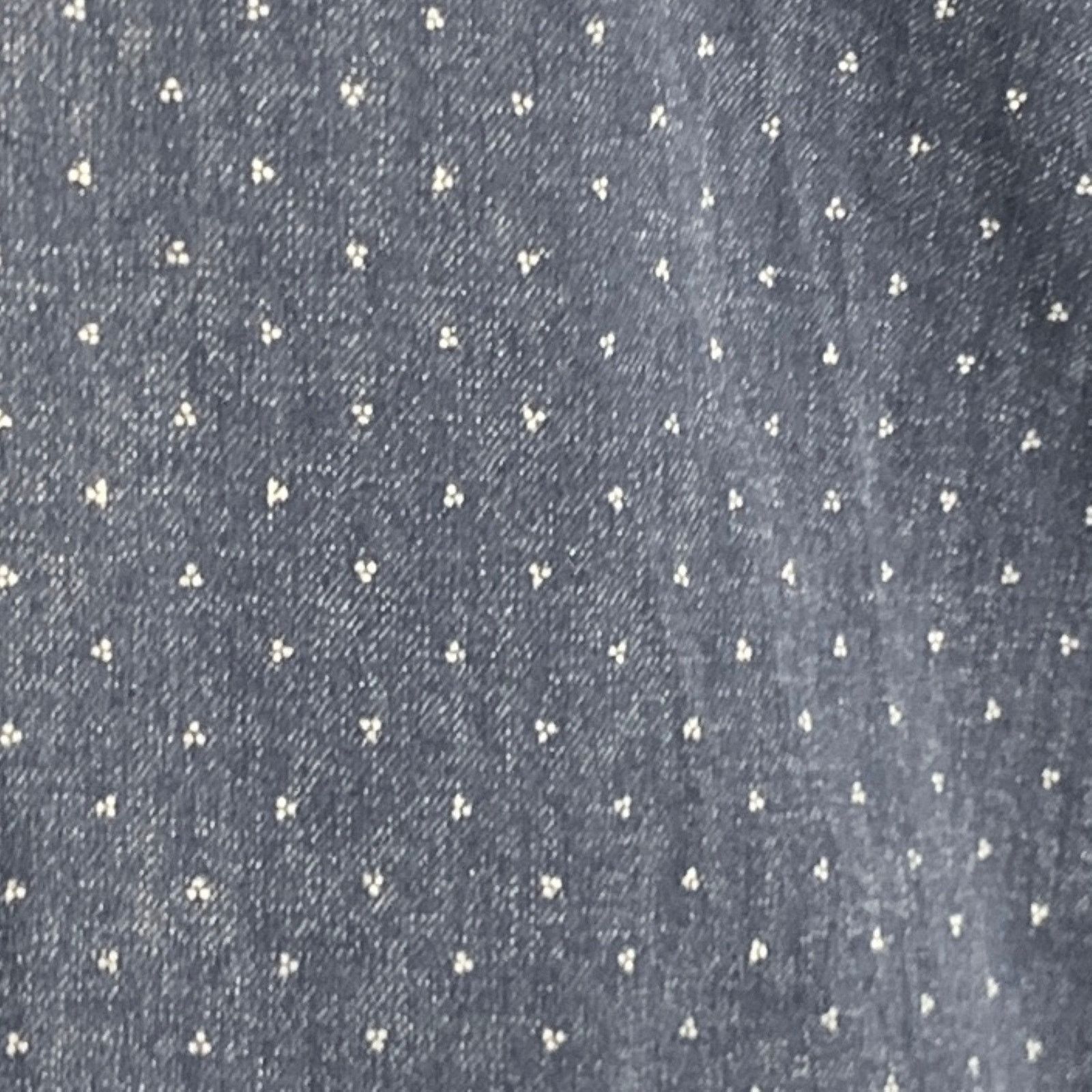 Ted Baker TED BAKER Size M Navy White Dots Cotton Long Sleeve Shirt Size US M / EU 48-50 / 2 - 2 Thumbnail